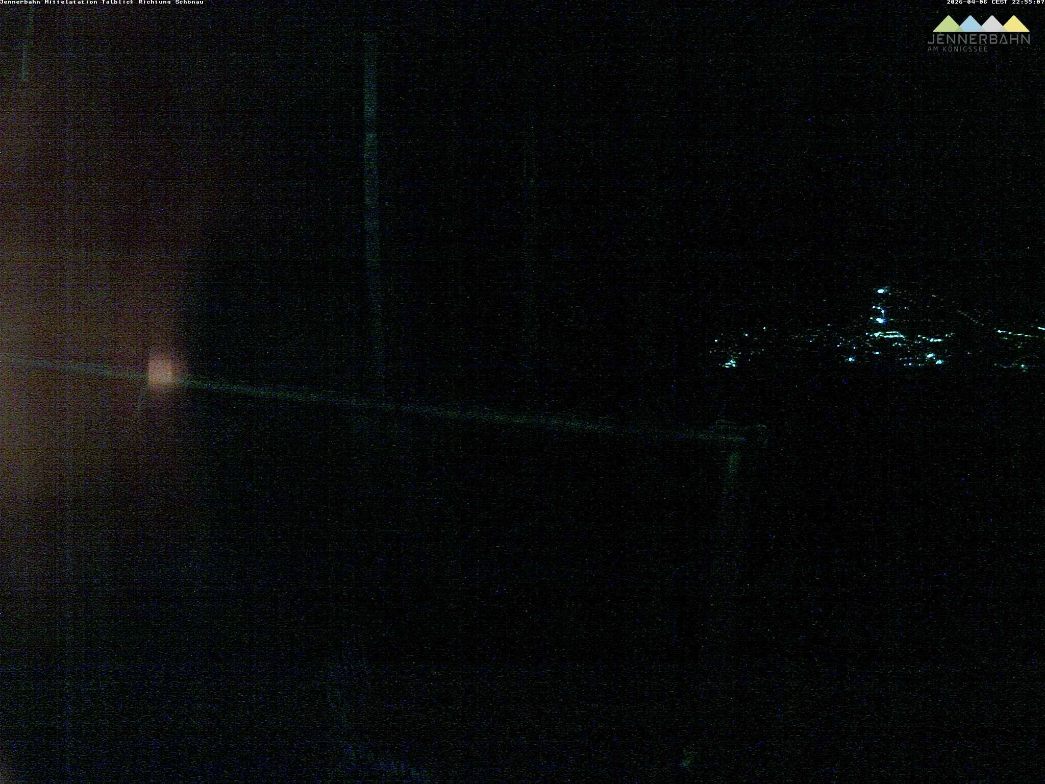 Archiv Foto Webcam Blick von der Mittelstation der Jennerbahn