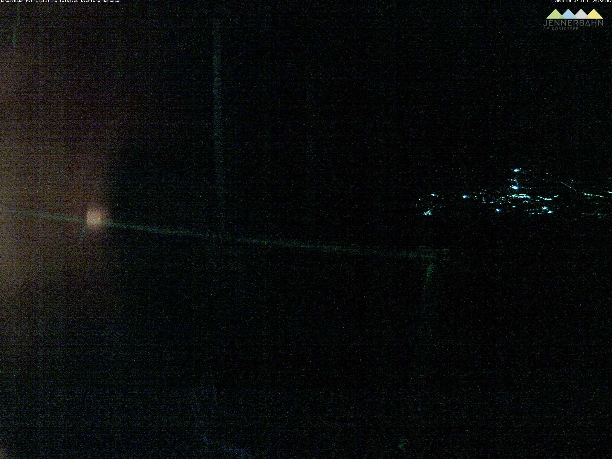 Archiv Foto Webcam Blick von der Mittelstation der Jennerbahn