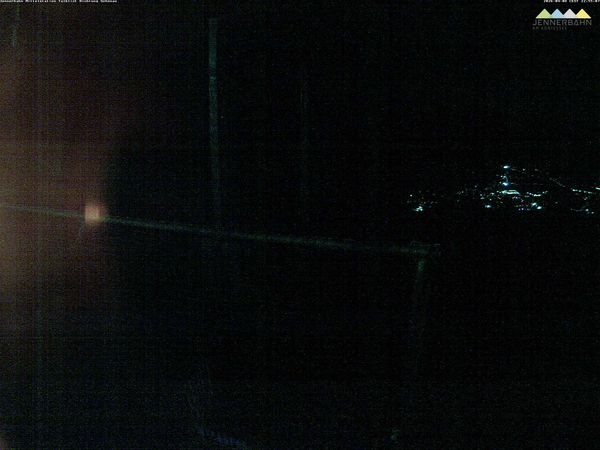 Archiv Foto Webcam Blick von der Mittelstation der Jennerbahn