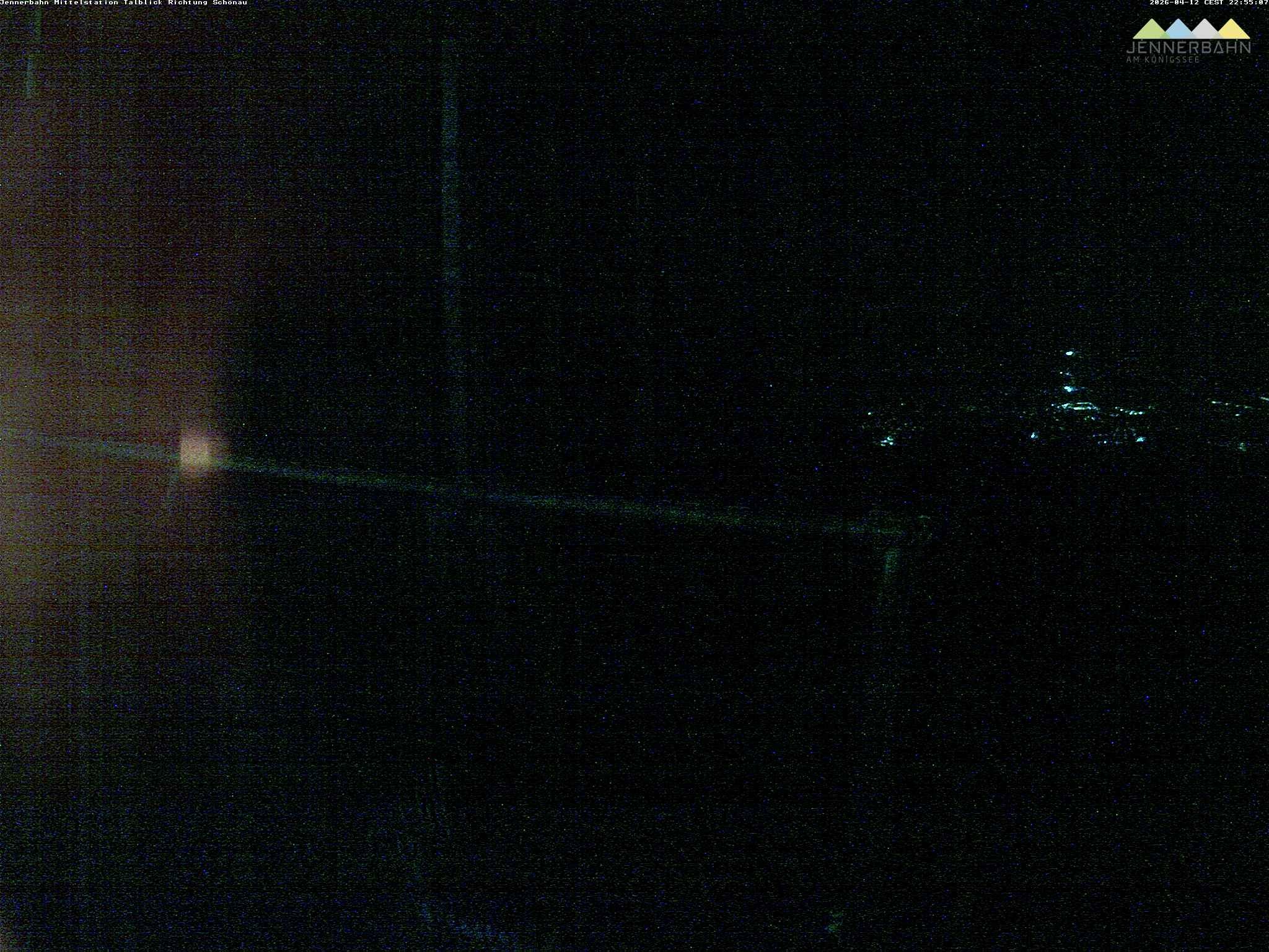 Archiv Foto Webcam Blick von der Mittelstation der Jennerbahn