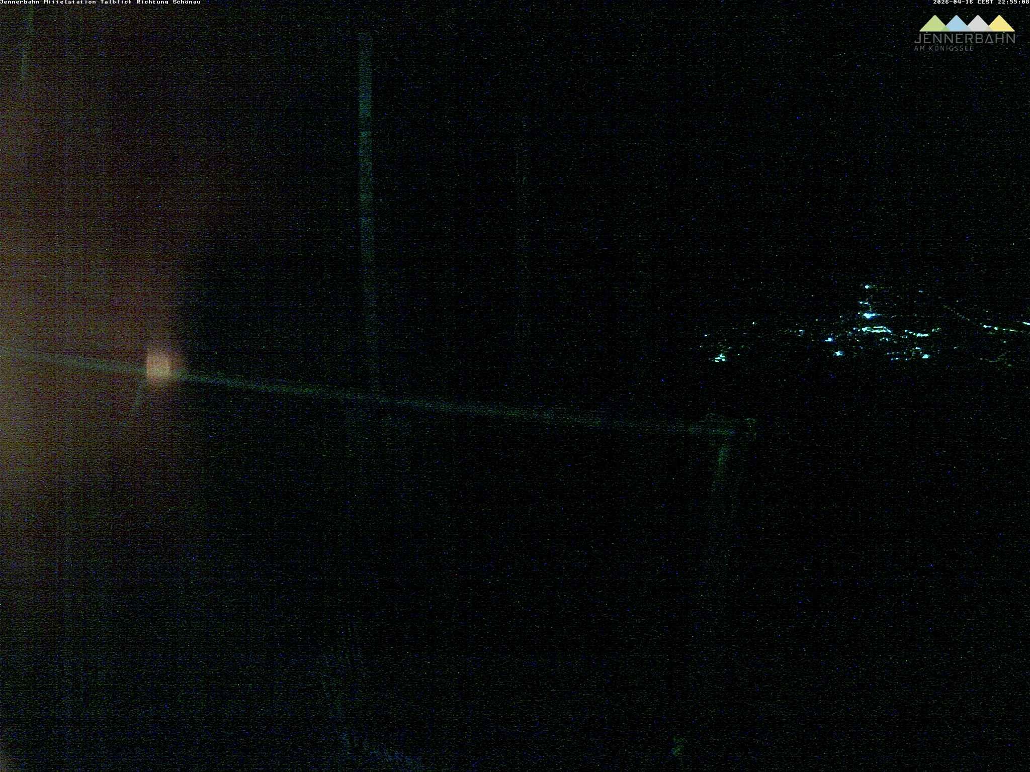 Archiv Foto Webcam Blick von der Mittelstation der Jennerbahn