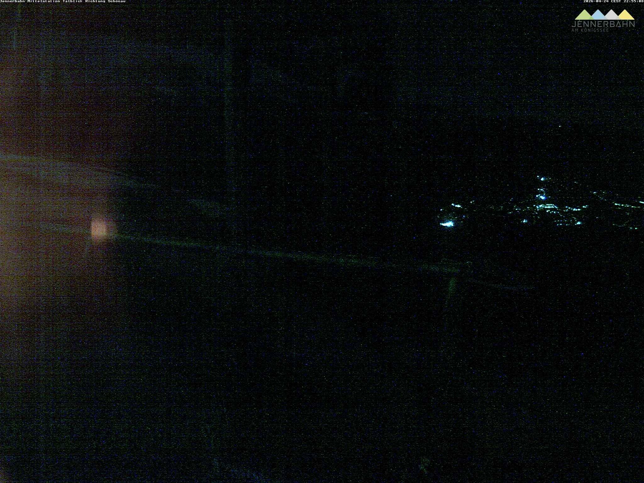 Archiv Foto Webcam Blick von der Mittelstation der Jennerbahn