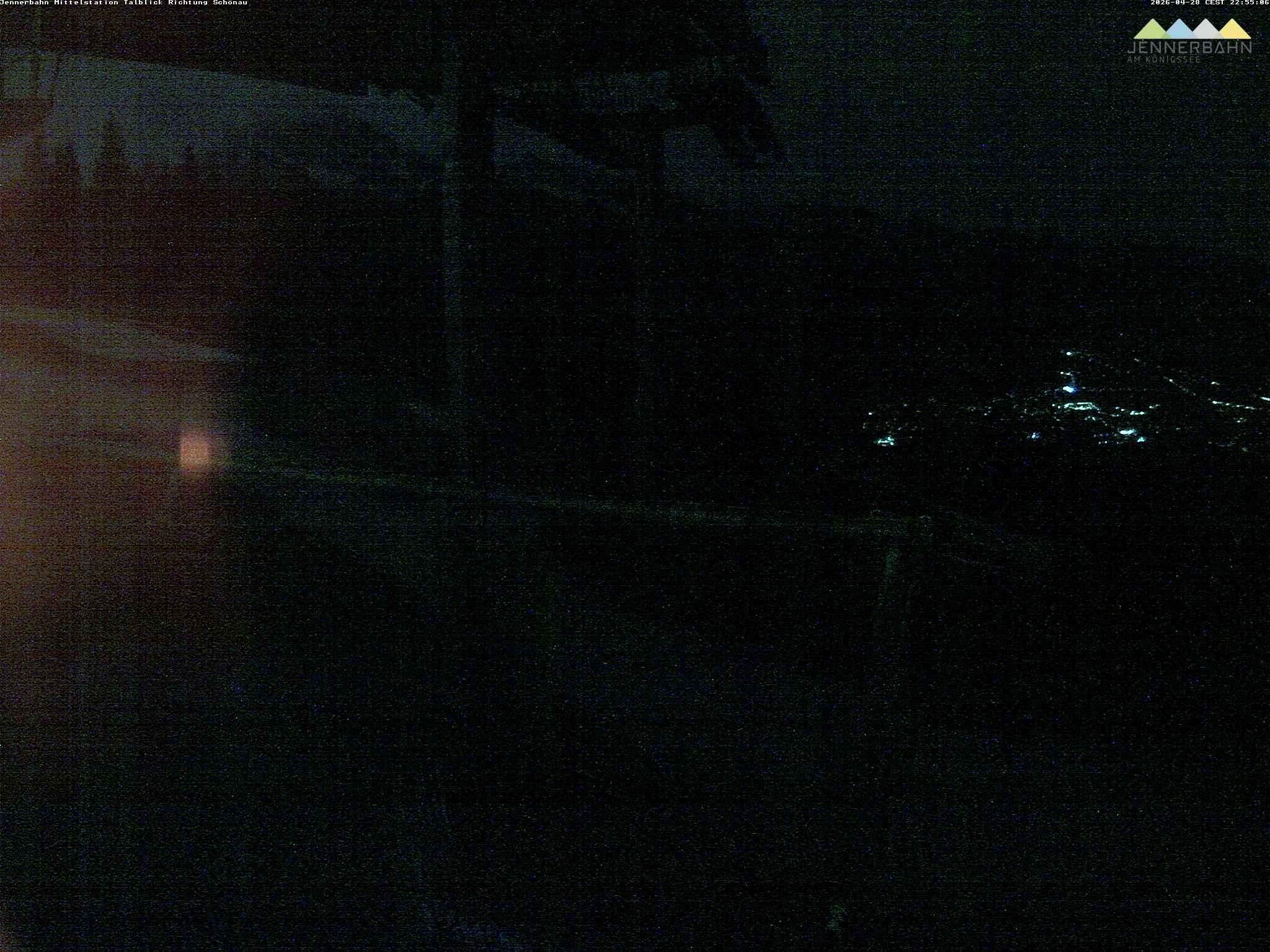 Archiv Foto Webcam Blick von der Mittelstation der Jennerbahn