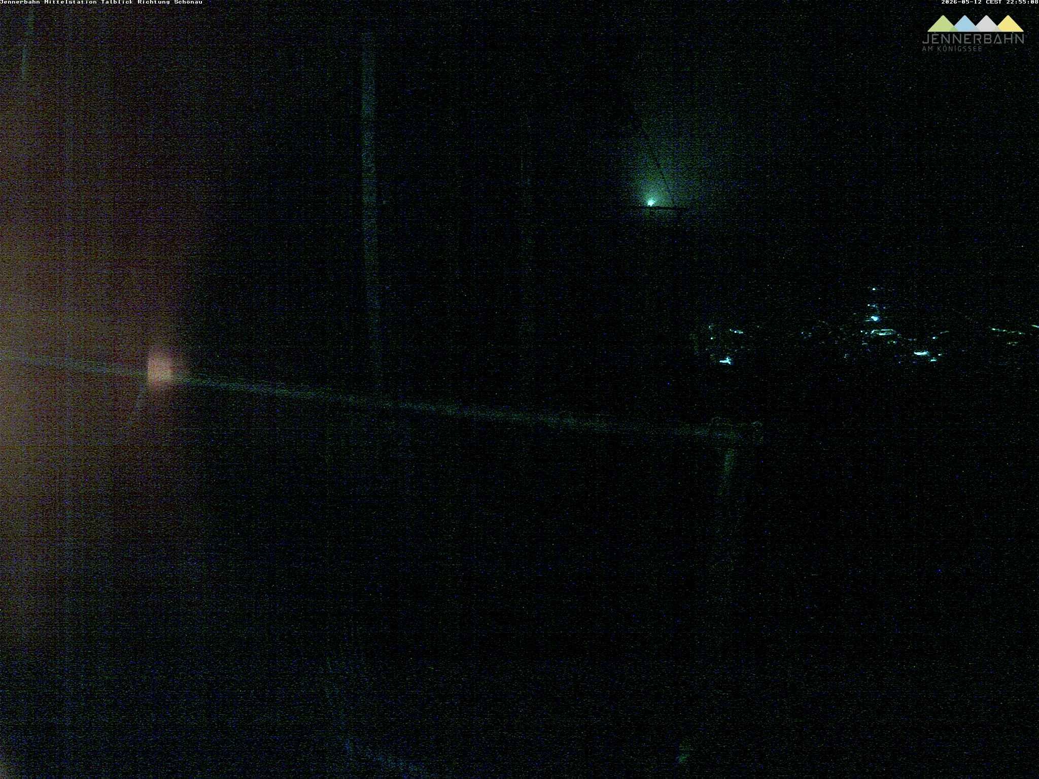 Archiv Foto Webcam Blick von der Mittelstation der Jennerbahn