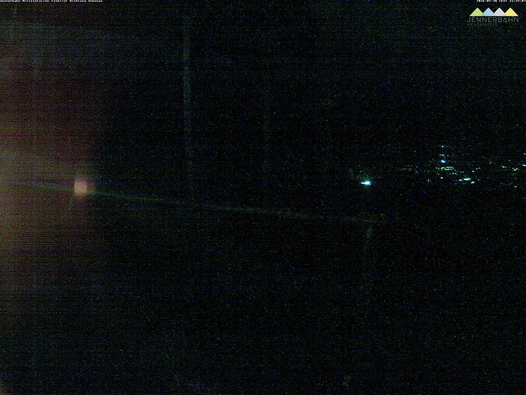 Archiv Foto Webcam Blick von der Mittelstation der Jennerbahn