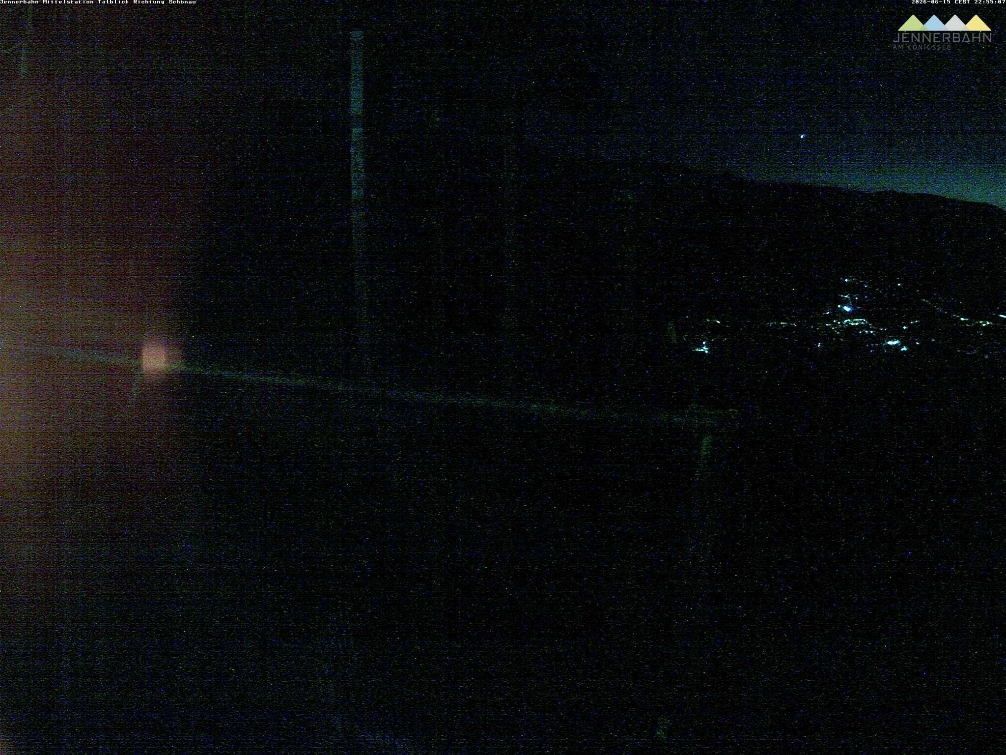Archiv Foto Webcam Blick von der Mittelstation der Jennerbahn