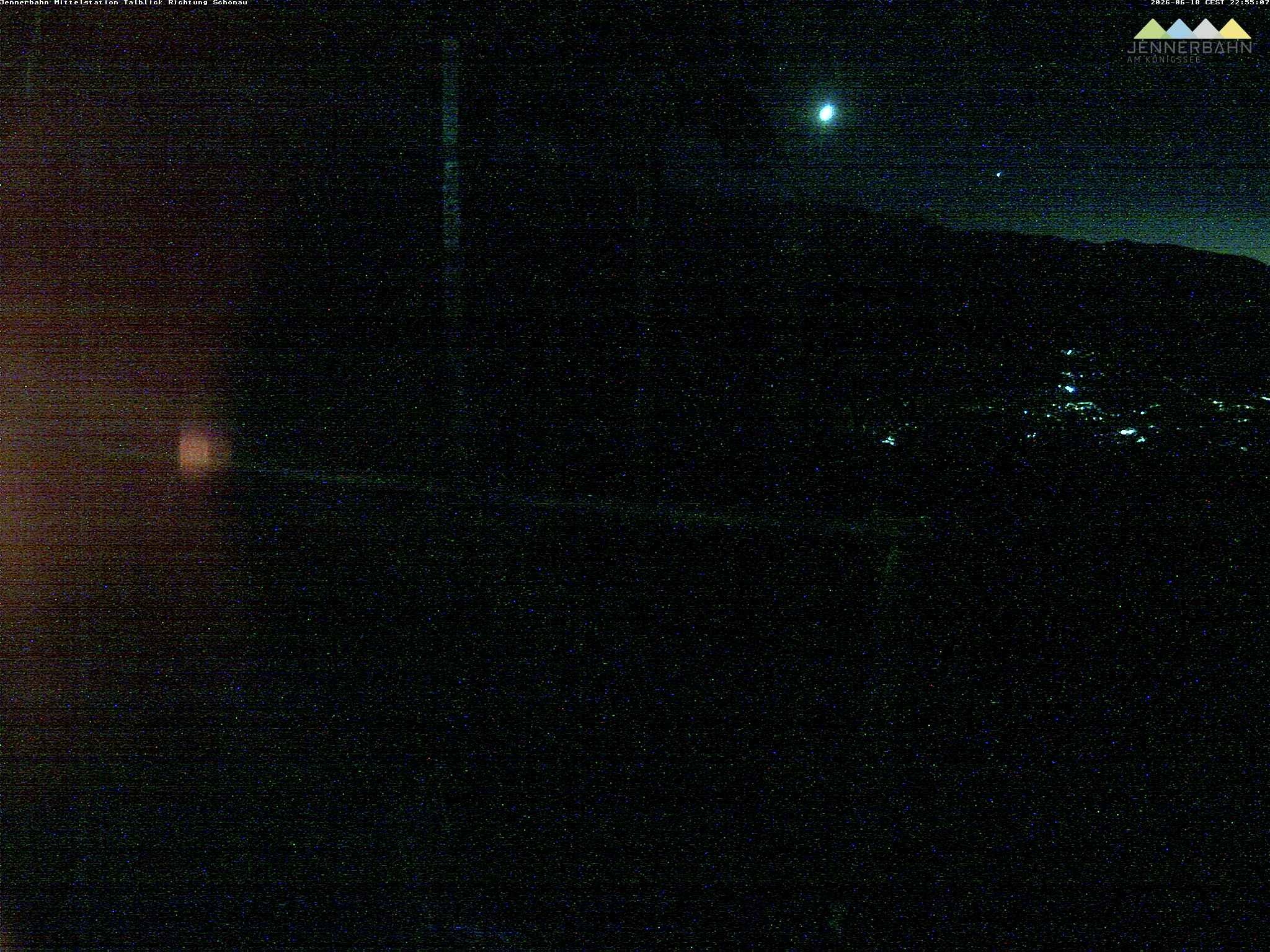 Archiv Foto Webcam Blick von der Mittelstation der Jennerbahn
