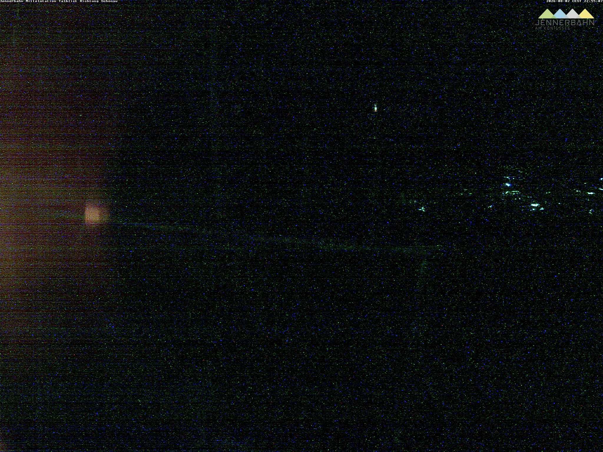 Archiv Foto Webcam Blick von der Mittelstation der Jennerbahn