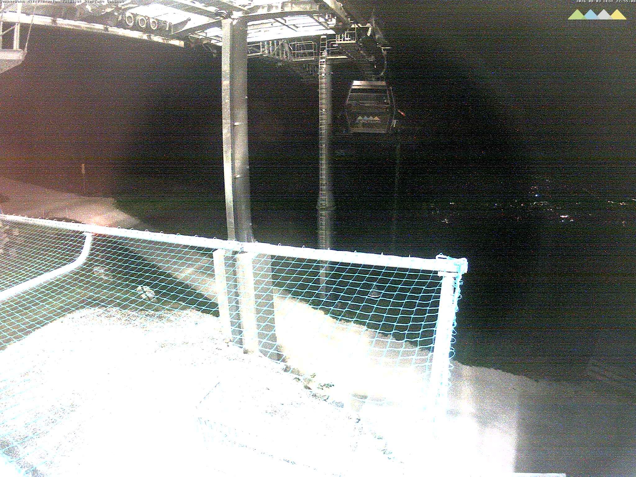 Archiv Foto Webcam Blick von der Mittelstation der Jennerbahn