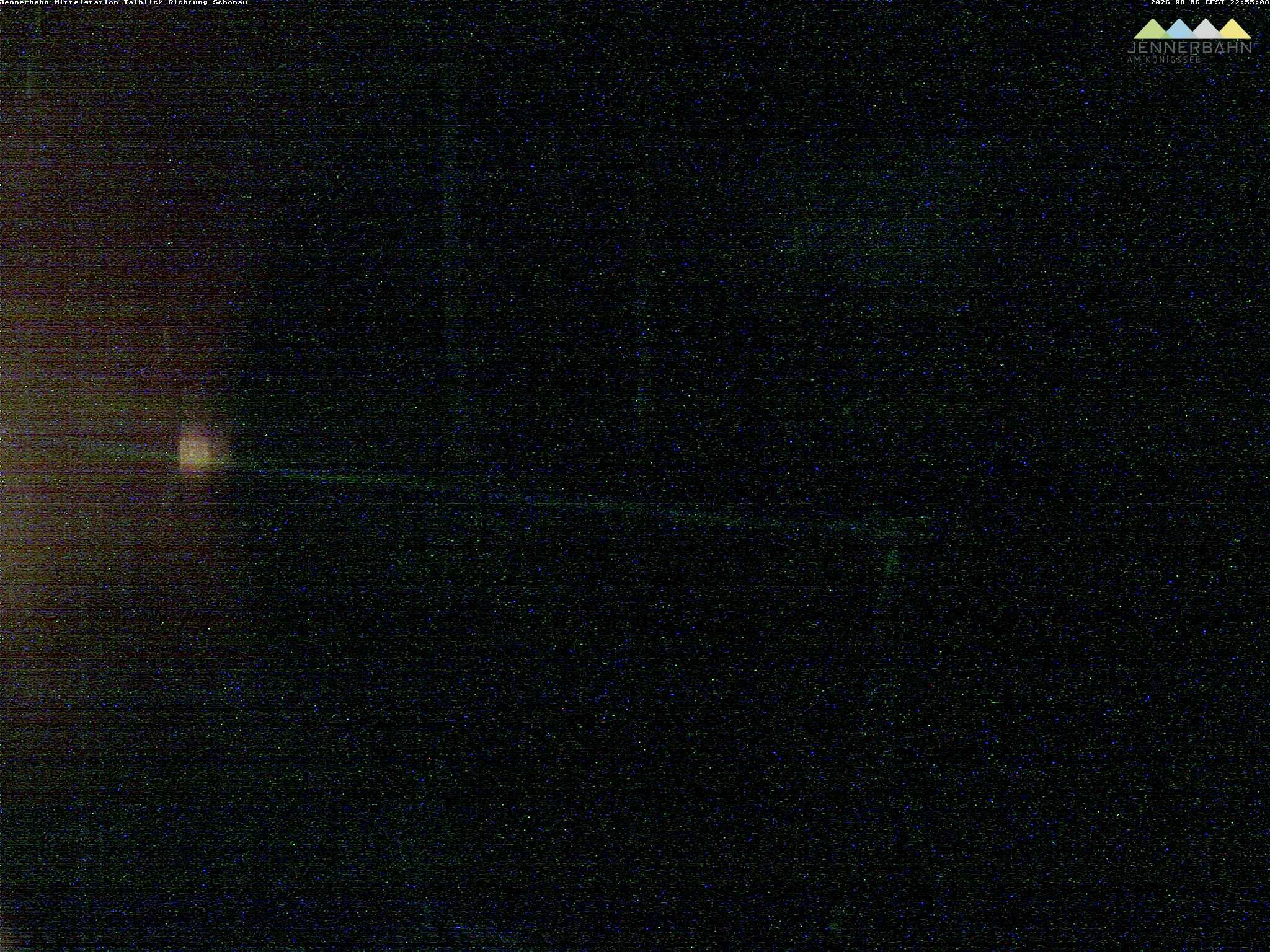 Archiv Foto Webcam Blick von der Mittelstation der Jennerbahn