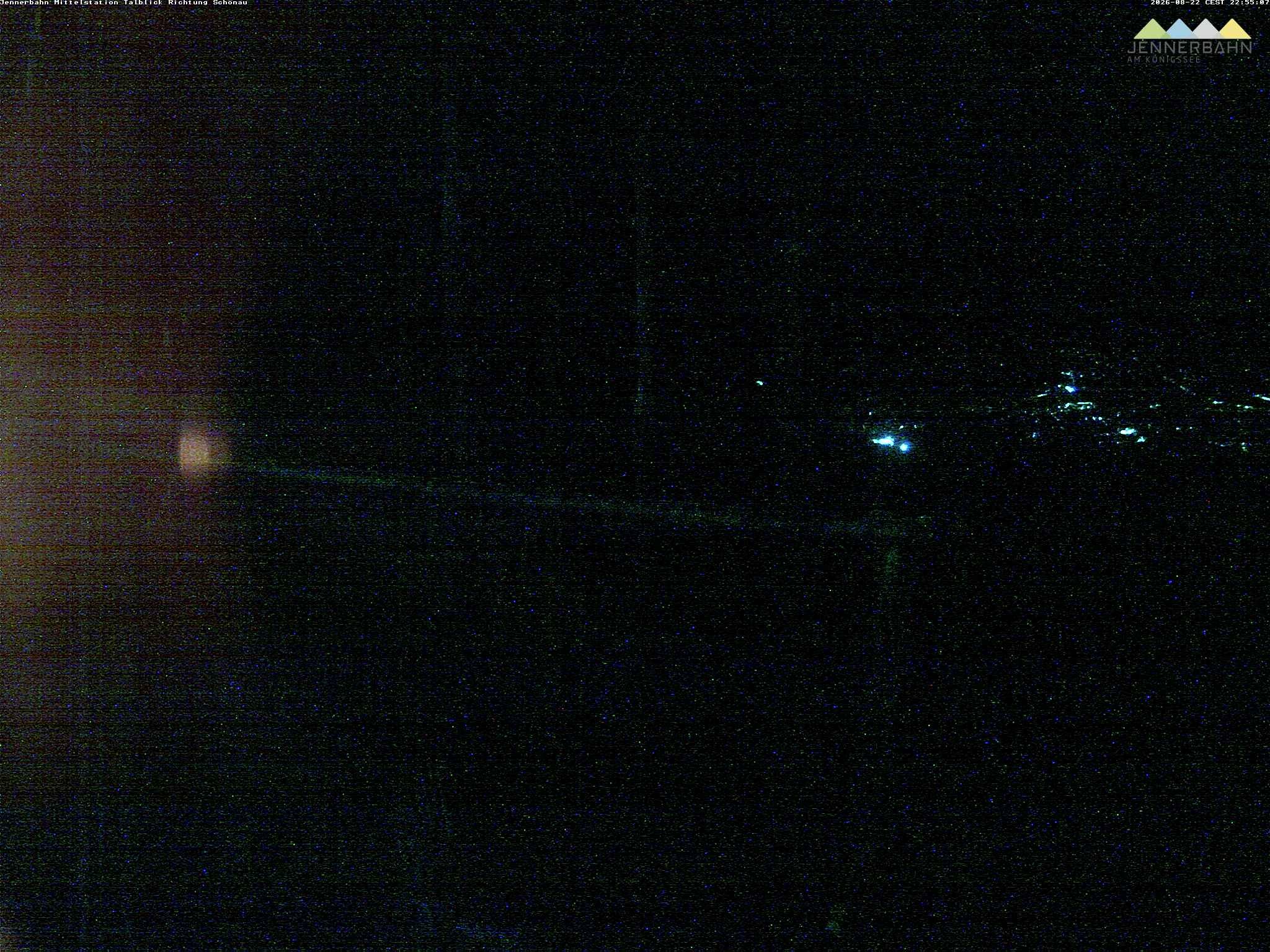 Archiv Foto Webcam Blick von der Mittelstation der Jennerbahn