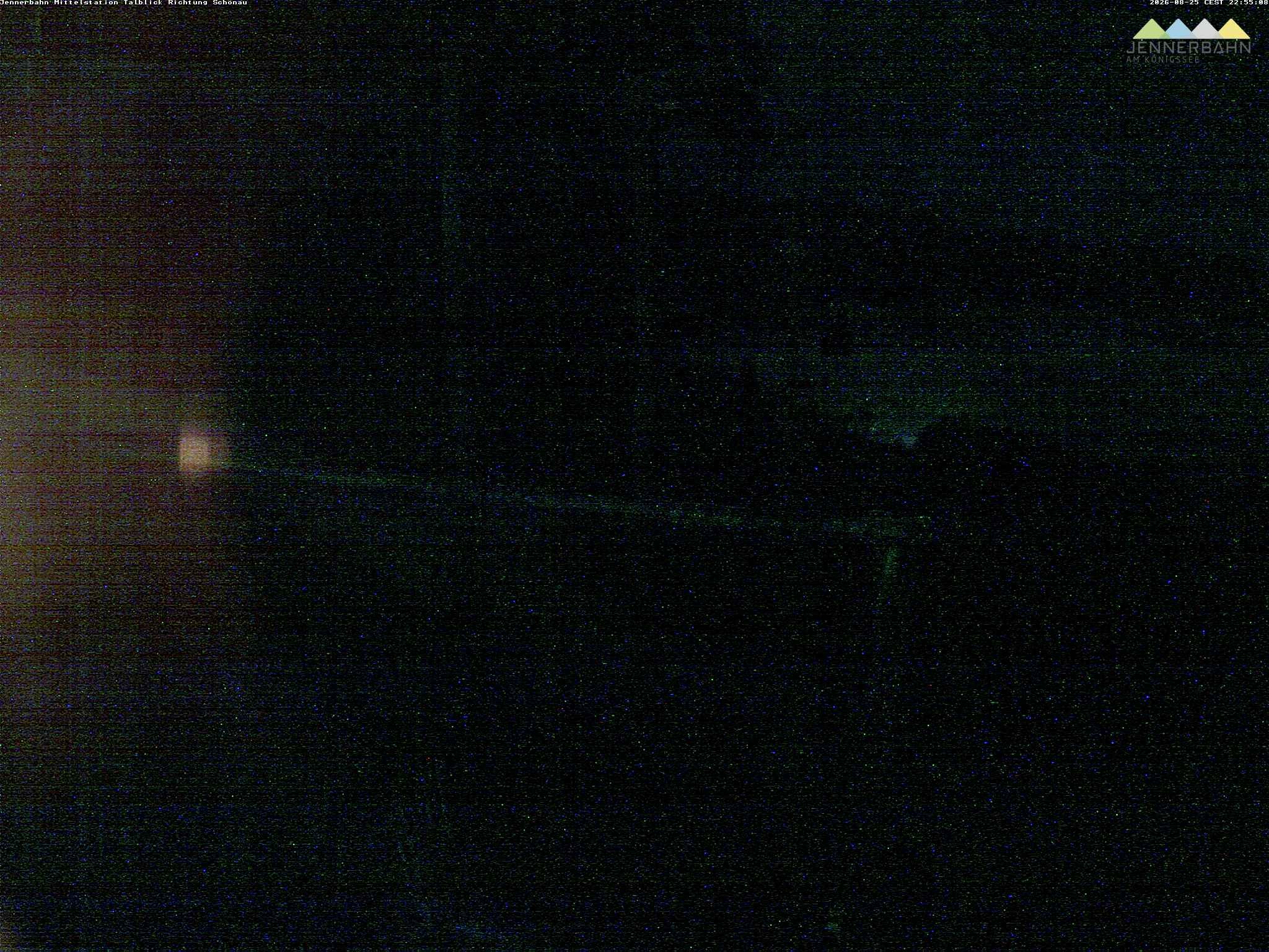 Archiv Foto Webcam Blick von der Mittelstation der Jennerbahn