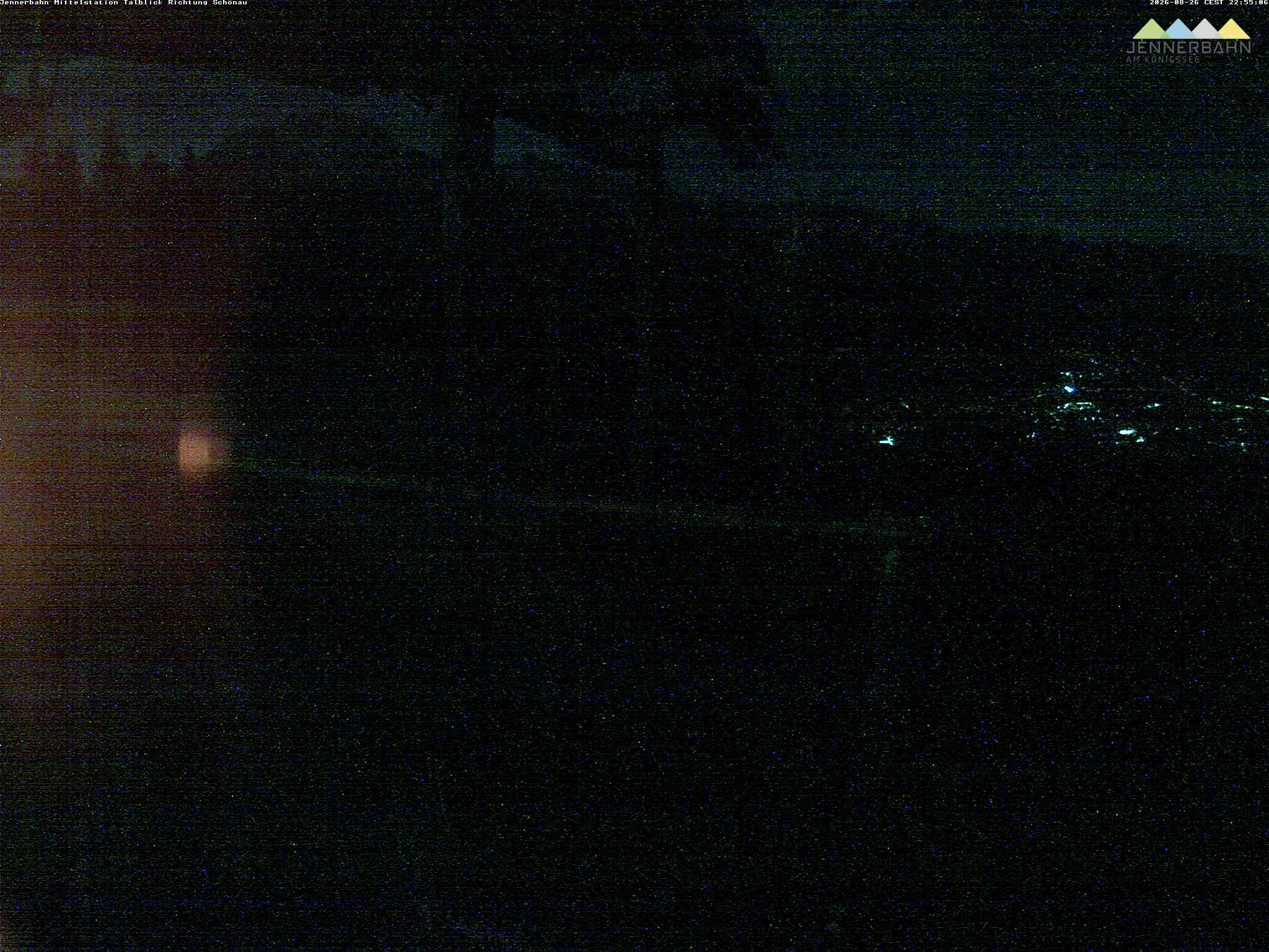 Archiv Foto Webcam Blick von der Mittelstation der Jennerbahn