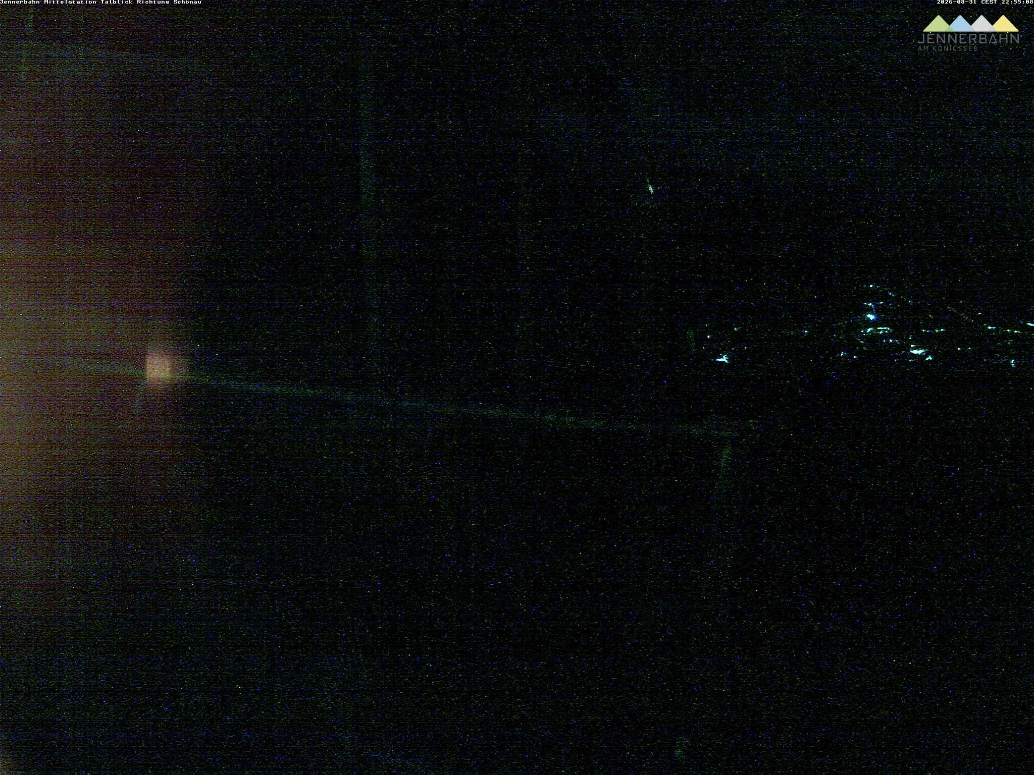 Archiv Foto Webcam Blick von der Mittelstation der Jennerbahn