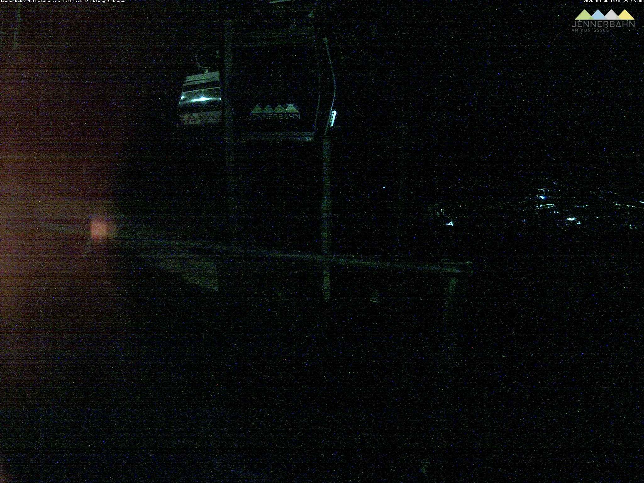 Archiv Foto Webcam Blick von der Mittelstation der Jennerbahn