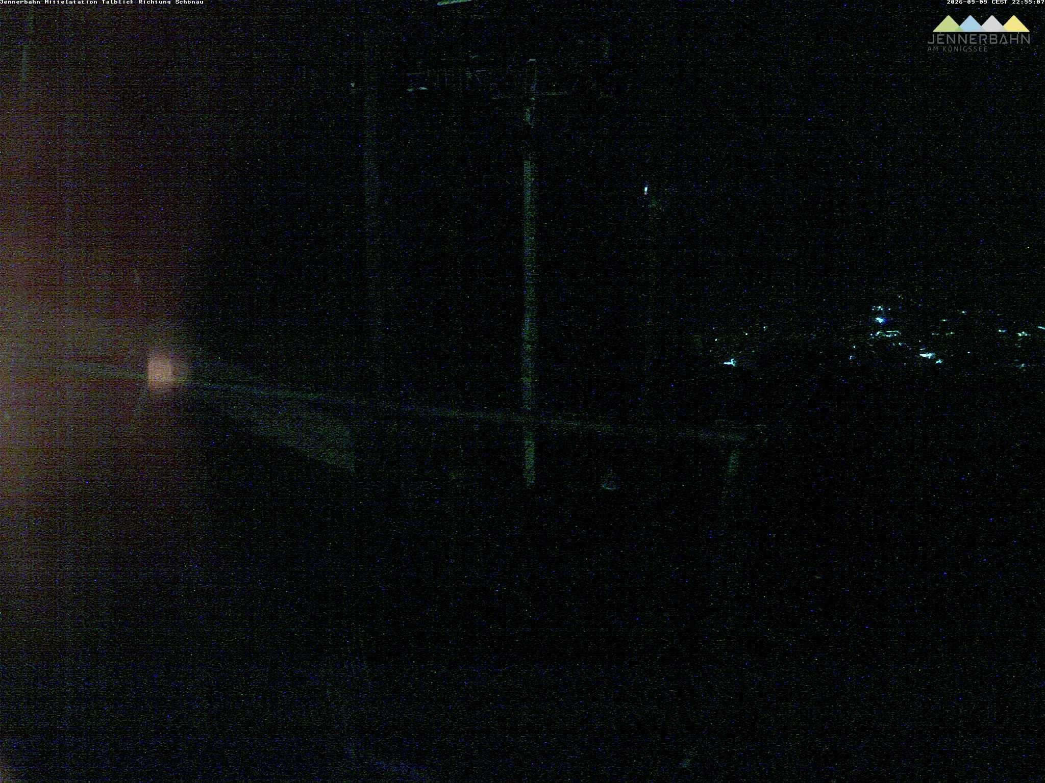 Archiv Foto Webcam Blick von der Mittelstation der Jennerbahn