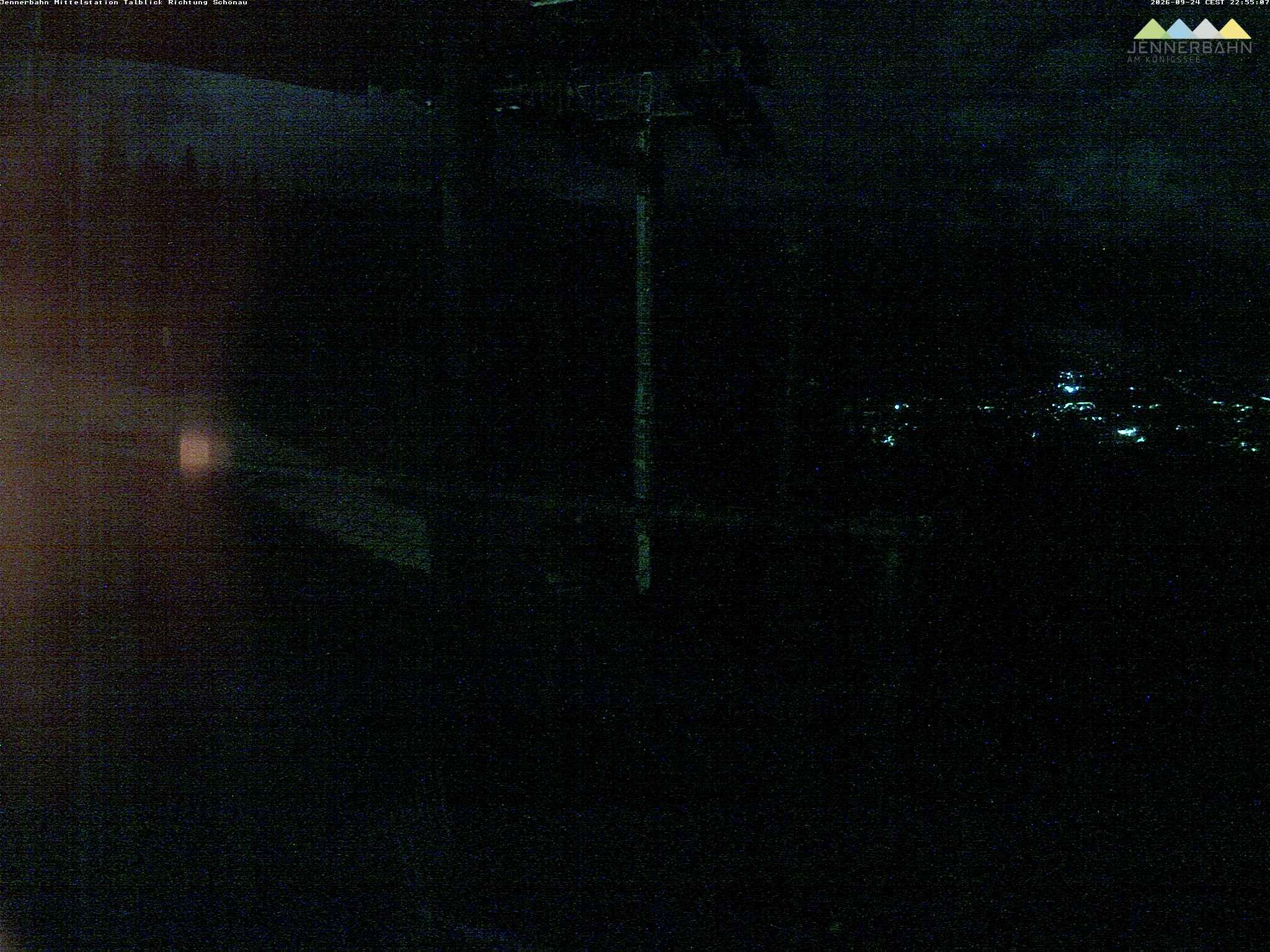 Archiv Foto Webcam Blick von der Mittelstation der Jennerbahn