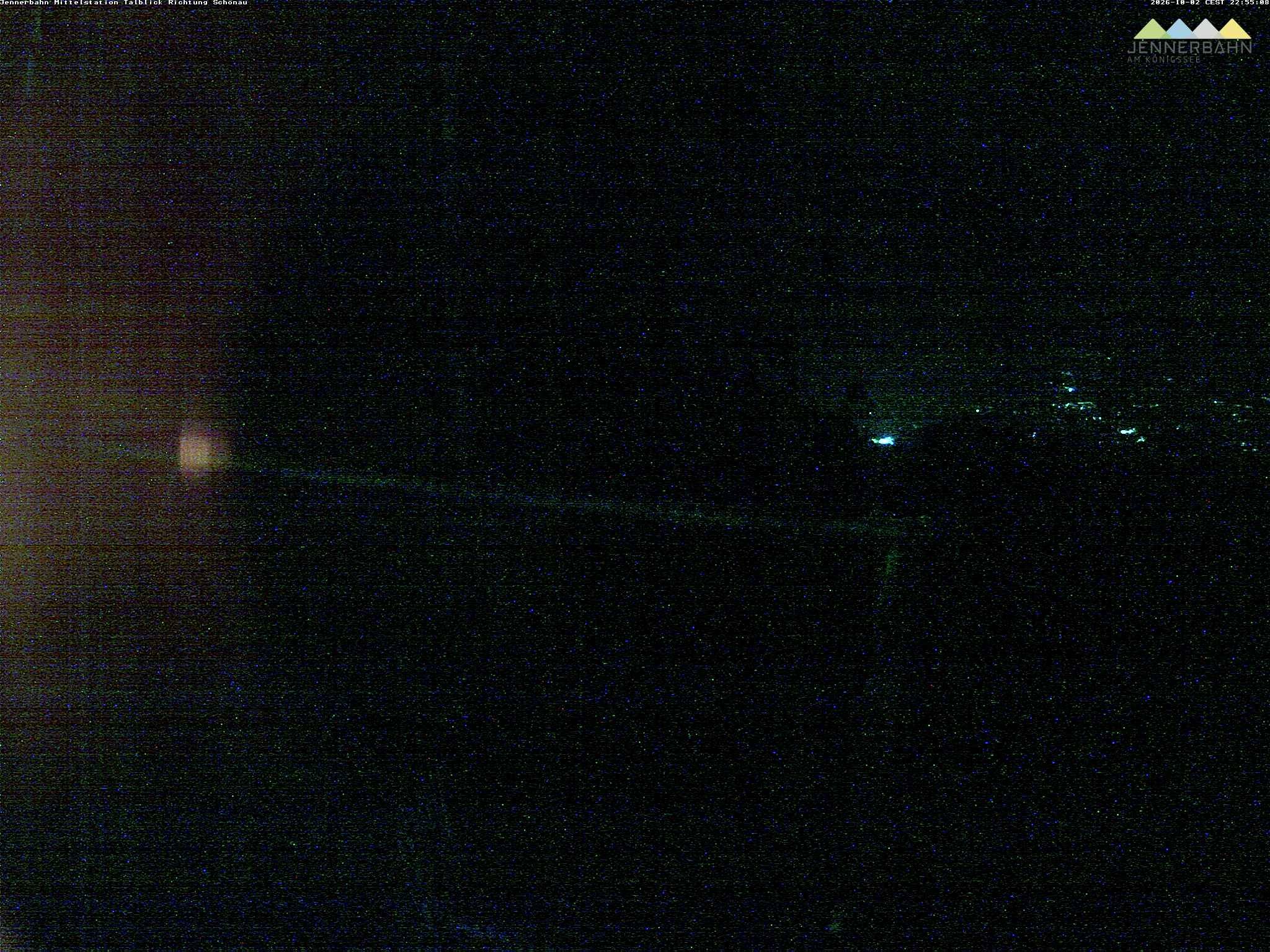 Archiv Foto Webcam Blick von der Mittelstation der Jennerbahn