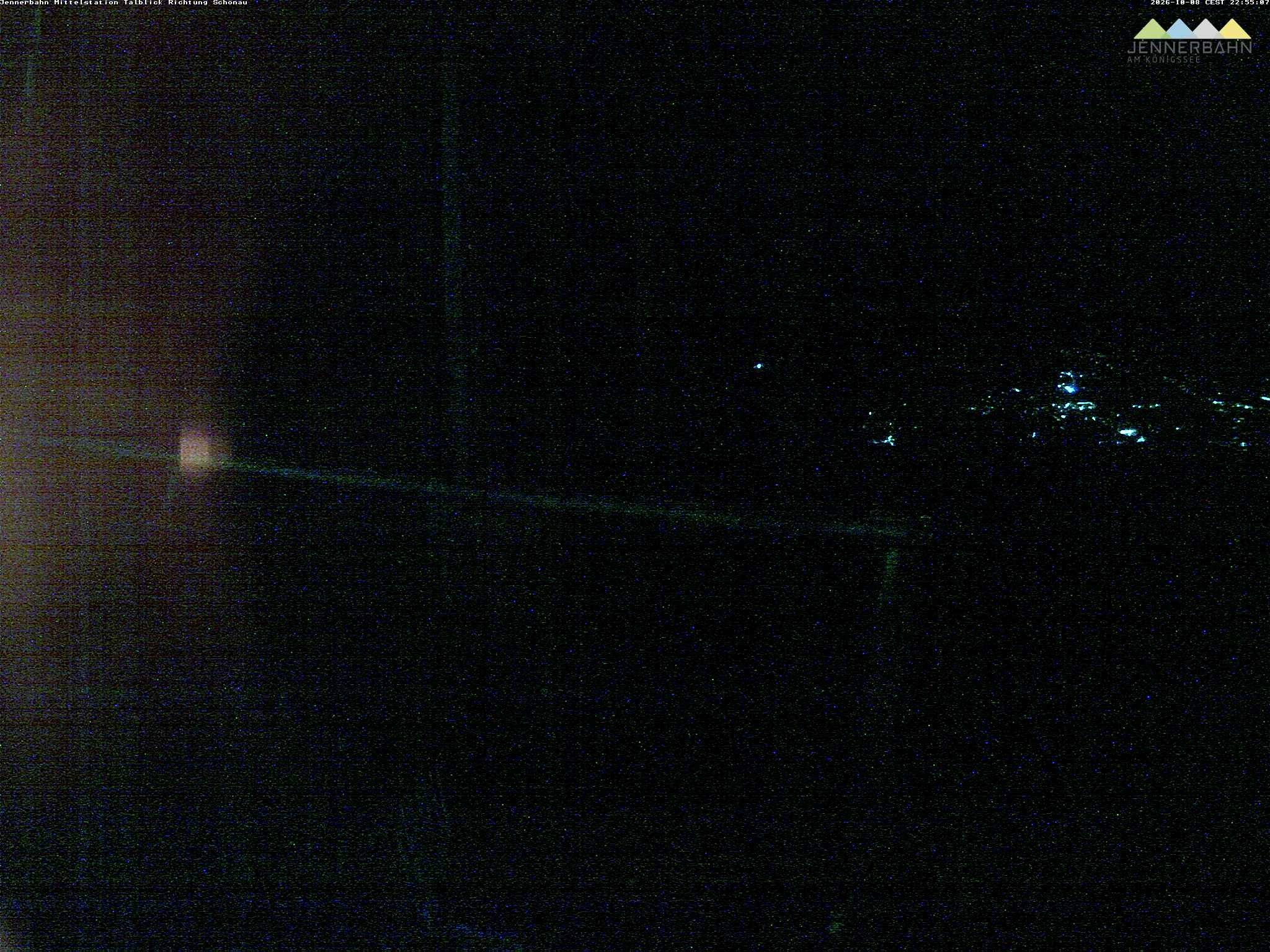 Archiv Foto Webcam Blick von der Mittelstation der Jennerbahn