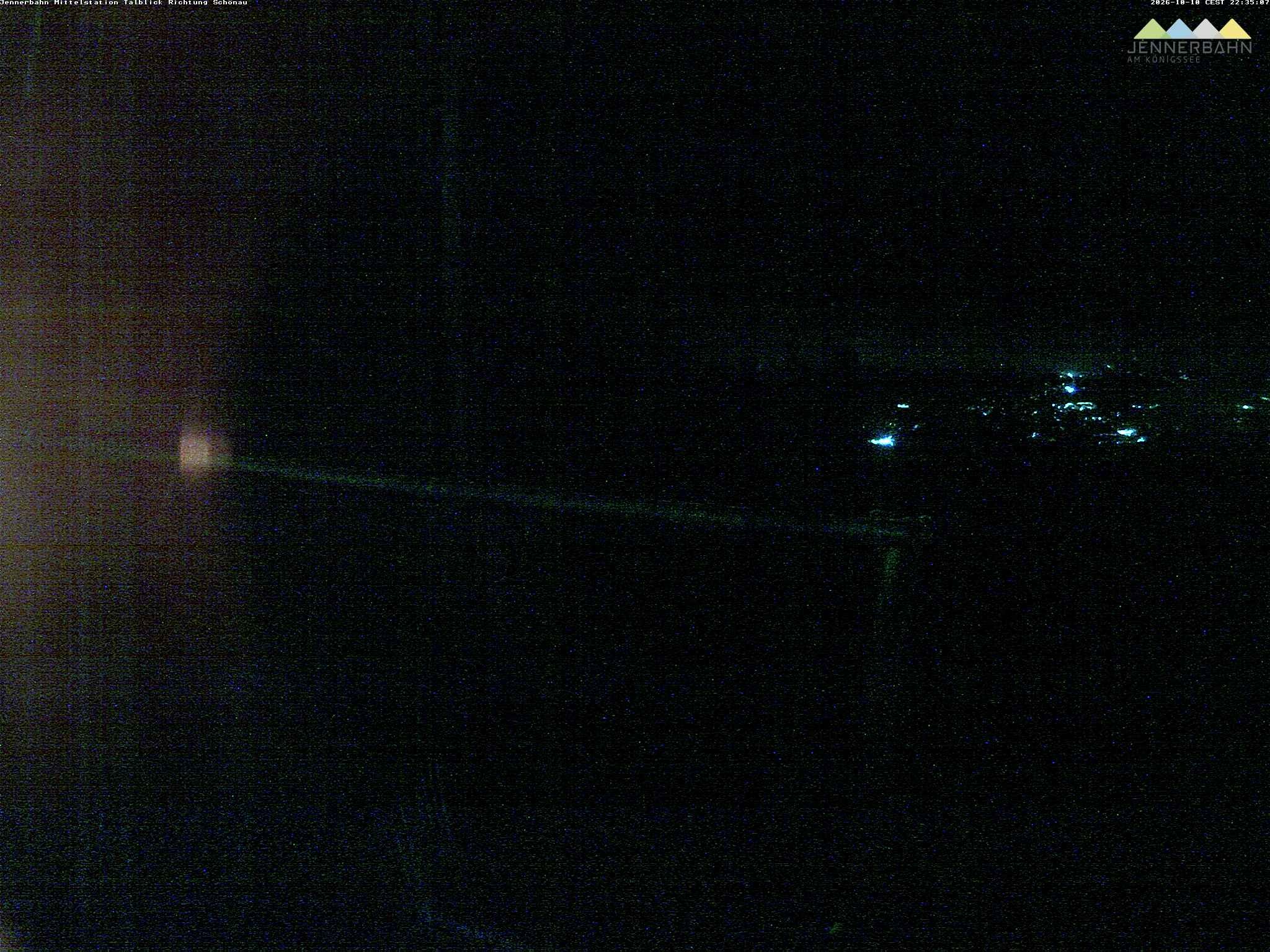 Archiv Foto Webcam Blick von der Mittelstation der Jennerbahn