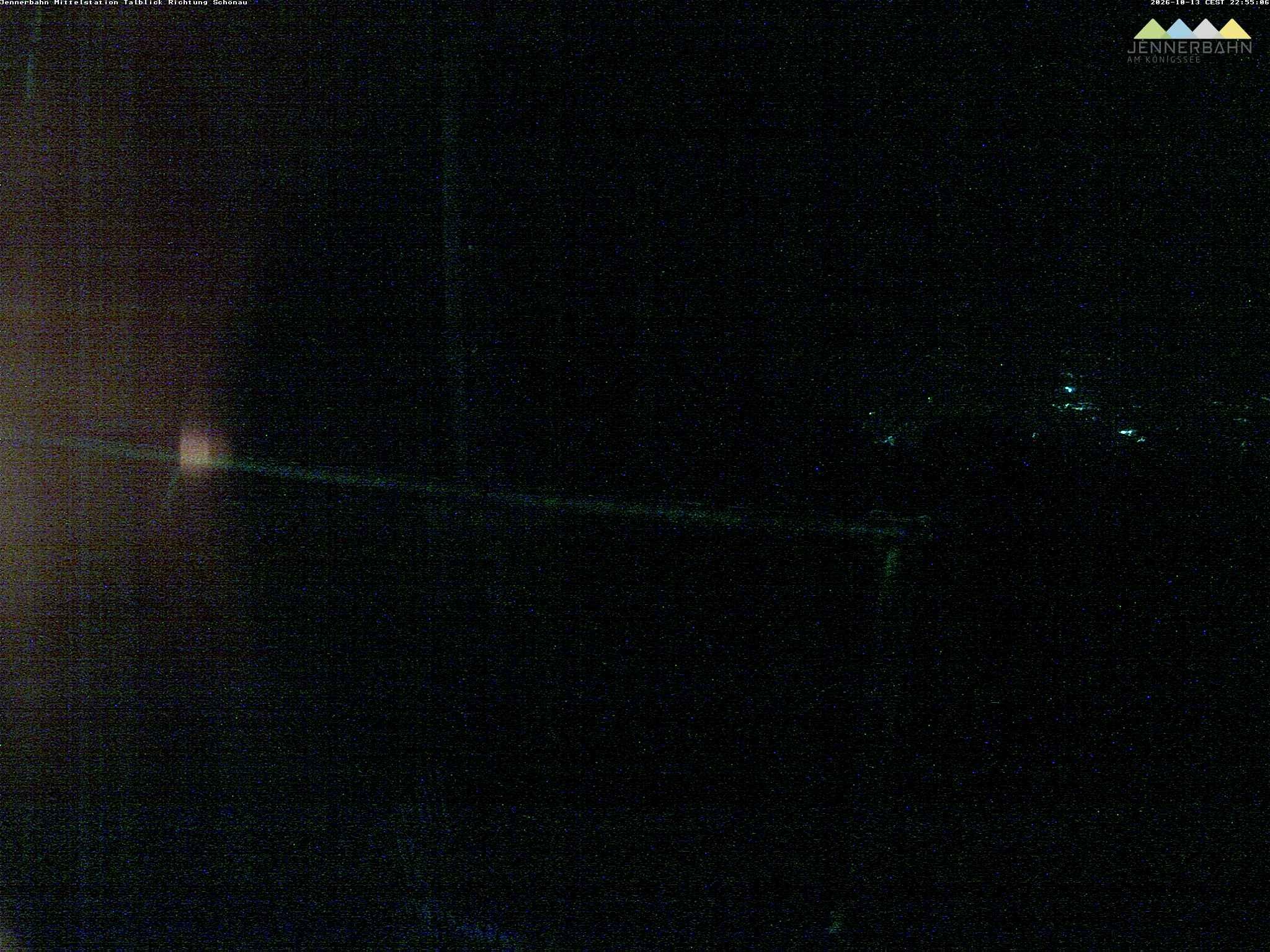 Archiv Foto Webcam Blick von der Mittelstation der Jennerbahn