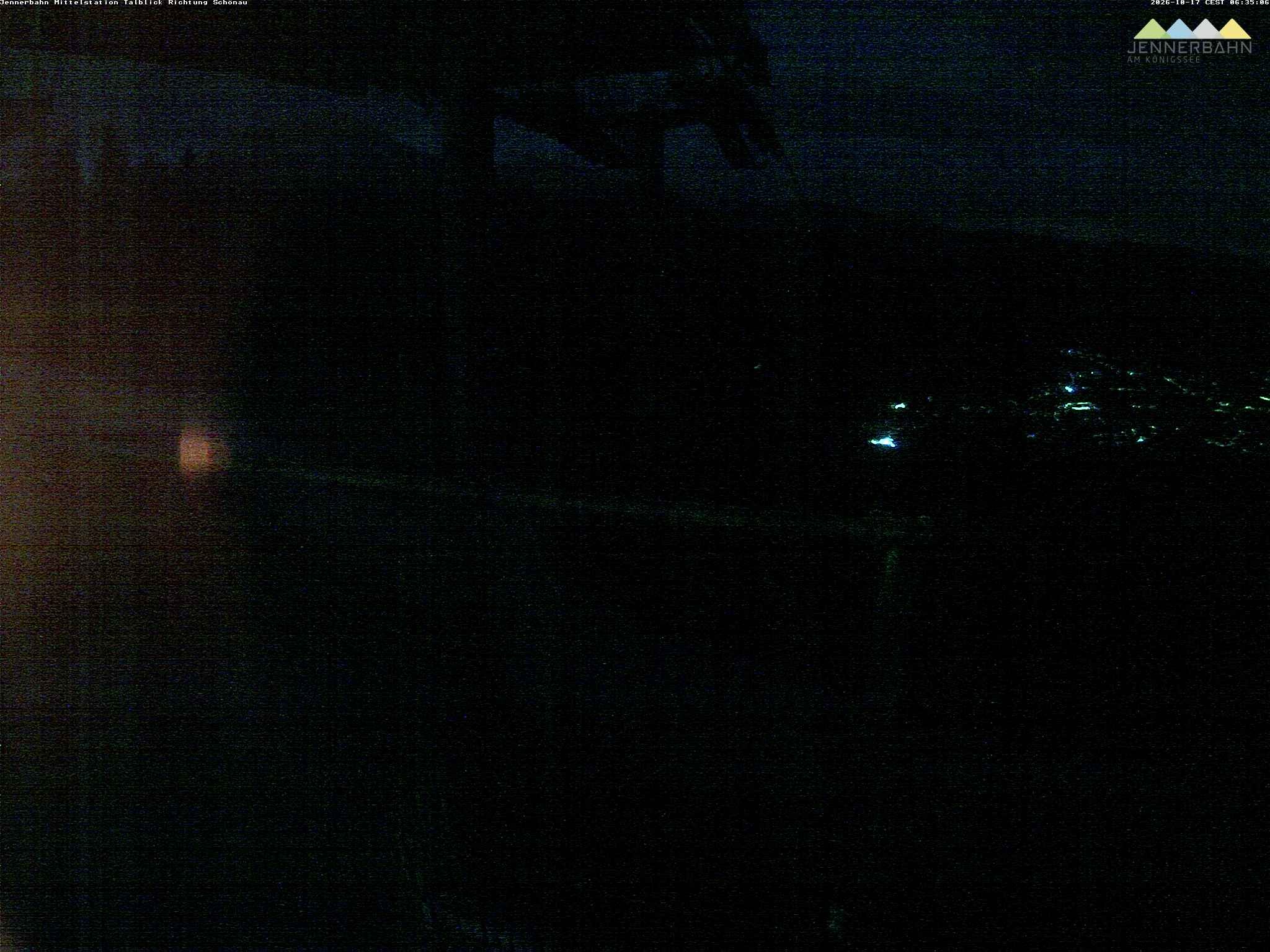 Archiv Foto Webcam Blick von der Mittelstation der Jennerbahn