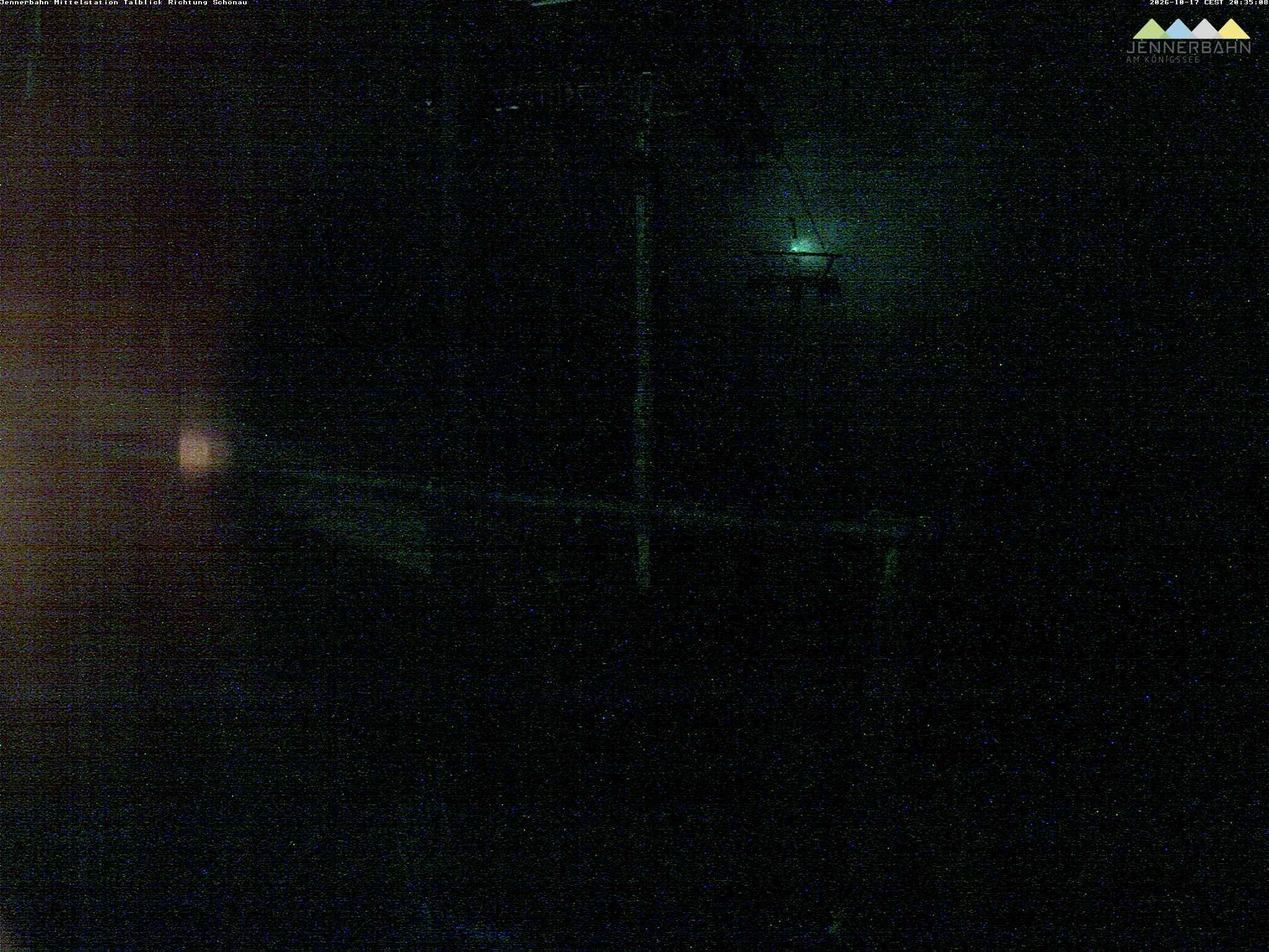 Archiv Foto Webcam Blick von der Mittelstation der Jennerbahn