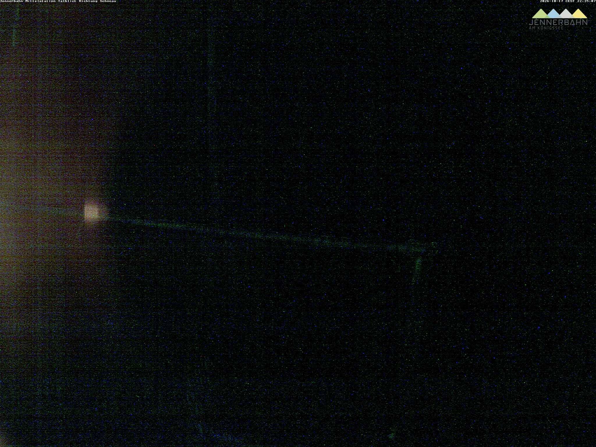 Archiv Foto Webcam Blick von der Mittelstation der Jennerbahn