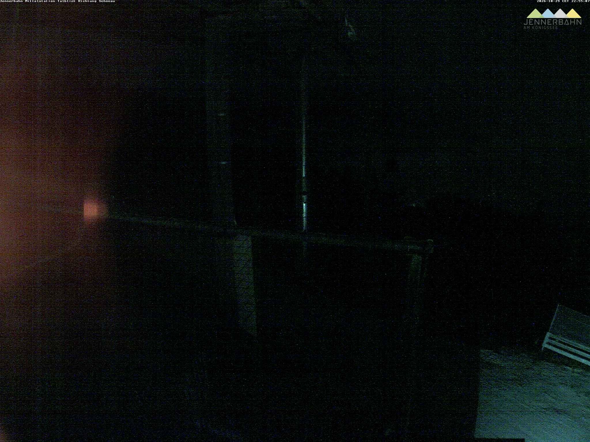 Archiv Foto Webcam Blick von der Mittelstation der Jennerbahn
