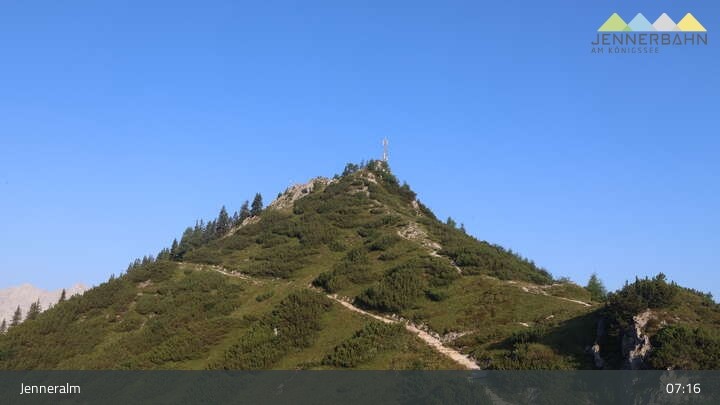 Archiv Foto Webcam Blick von der Bergstation am Jenner