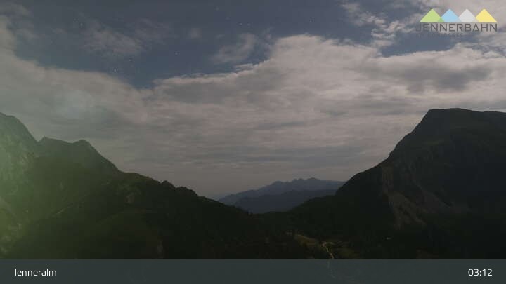 Archiv Foto Webcam Blick von der Bergstation am Jenner