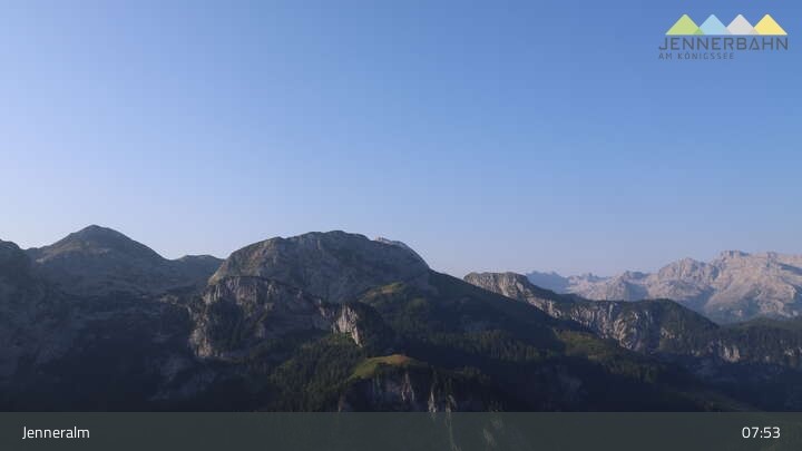 Archiv Foto Webcam Blick von der Bergstation am Jenner