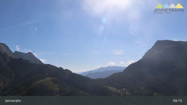 Archiv Foto Webcam Blick von der Bergstation am Jenner