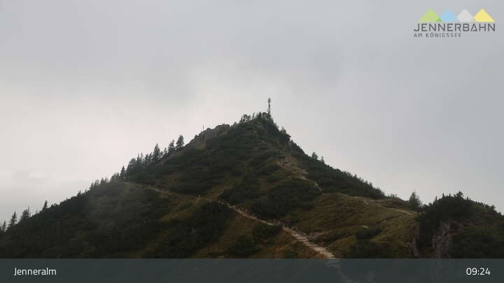 Archiv Foto Webcam Blick von der Bergstation am Jenner