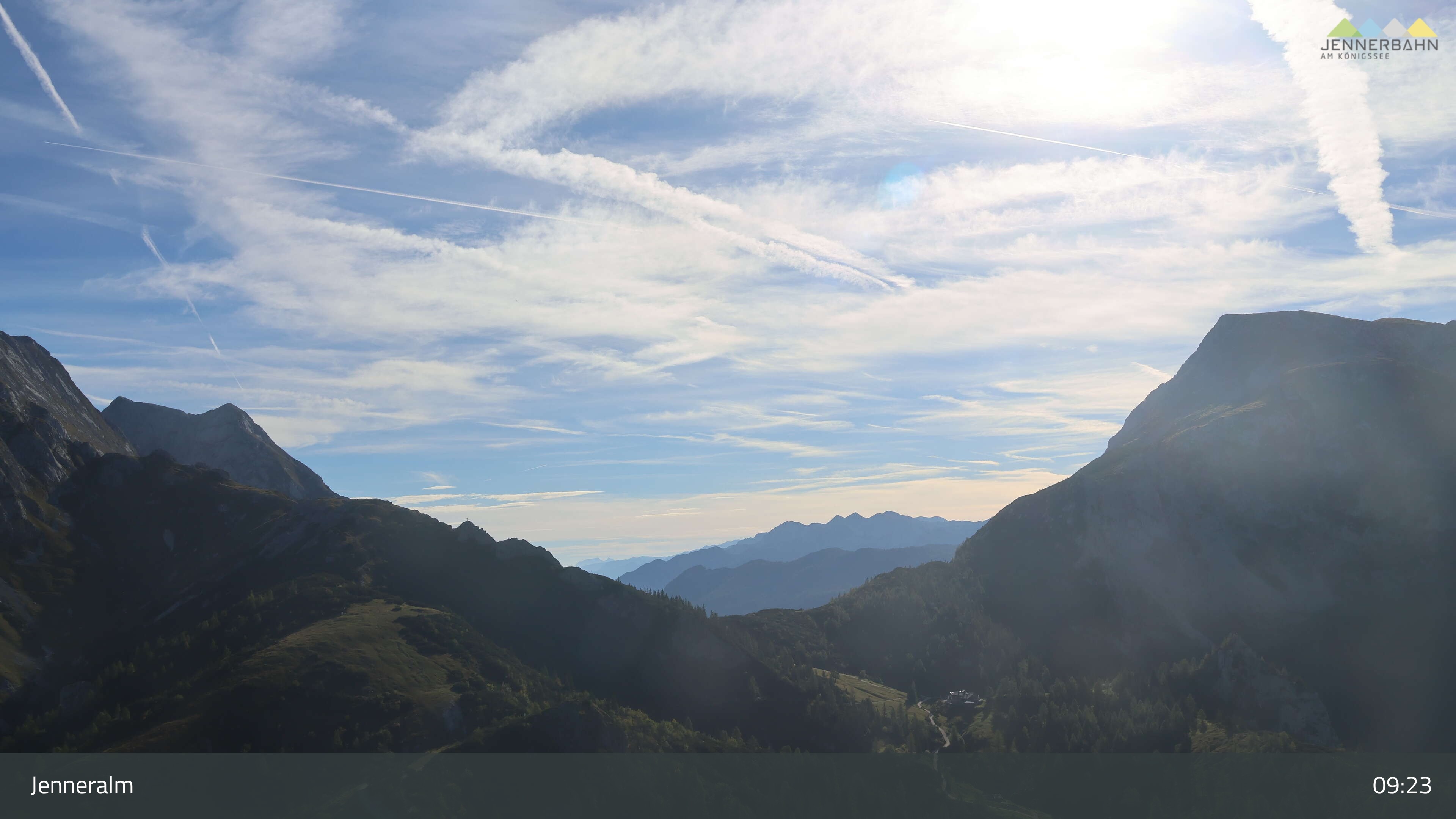 Archiv Foto Webcam Blick von der Bergstation am Jenner