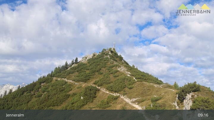 Archiv Foto Webcam Blick von der Bergstation am Jenner