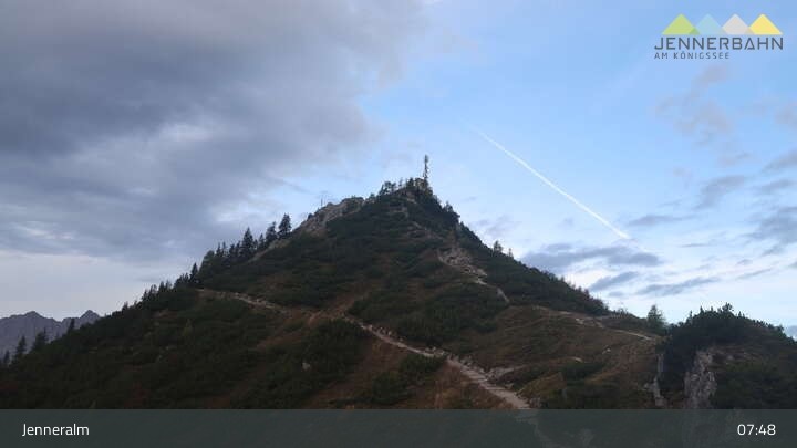 Archiv Foto Webcam Blick von der Bergstation am Jenner