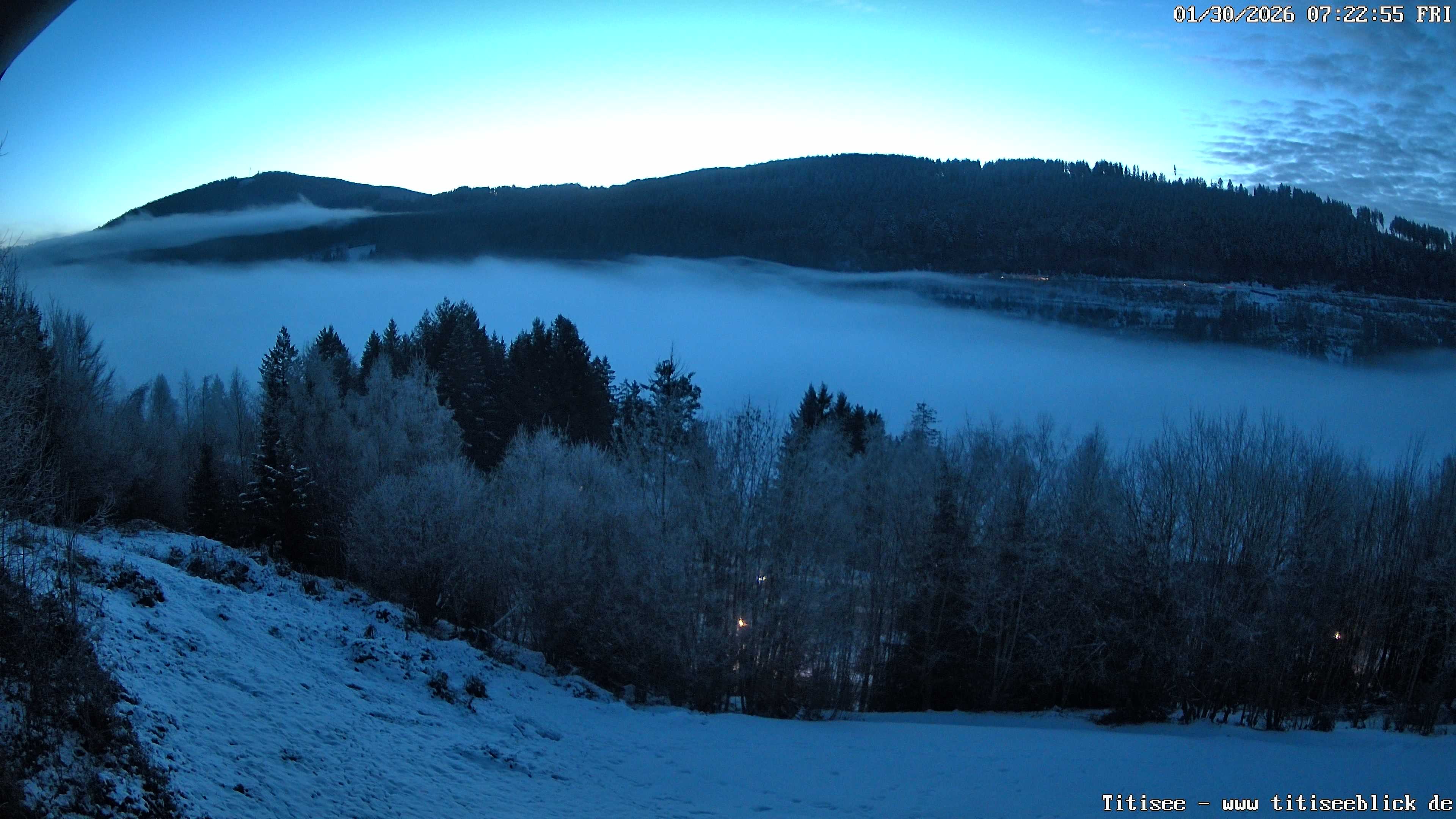 Archiv Foto Webcam Titisee: Westufer