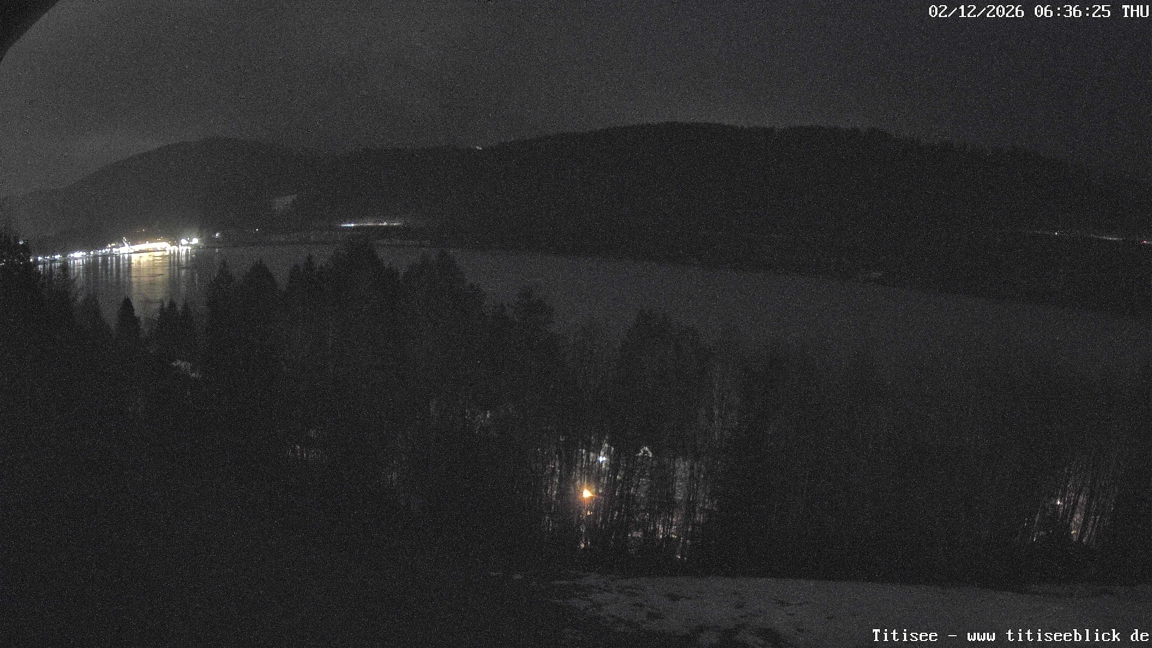 Archived image Webcam View of Lake Titisee
