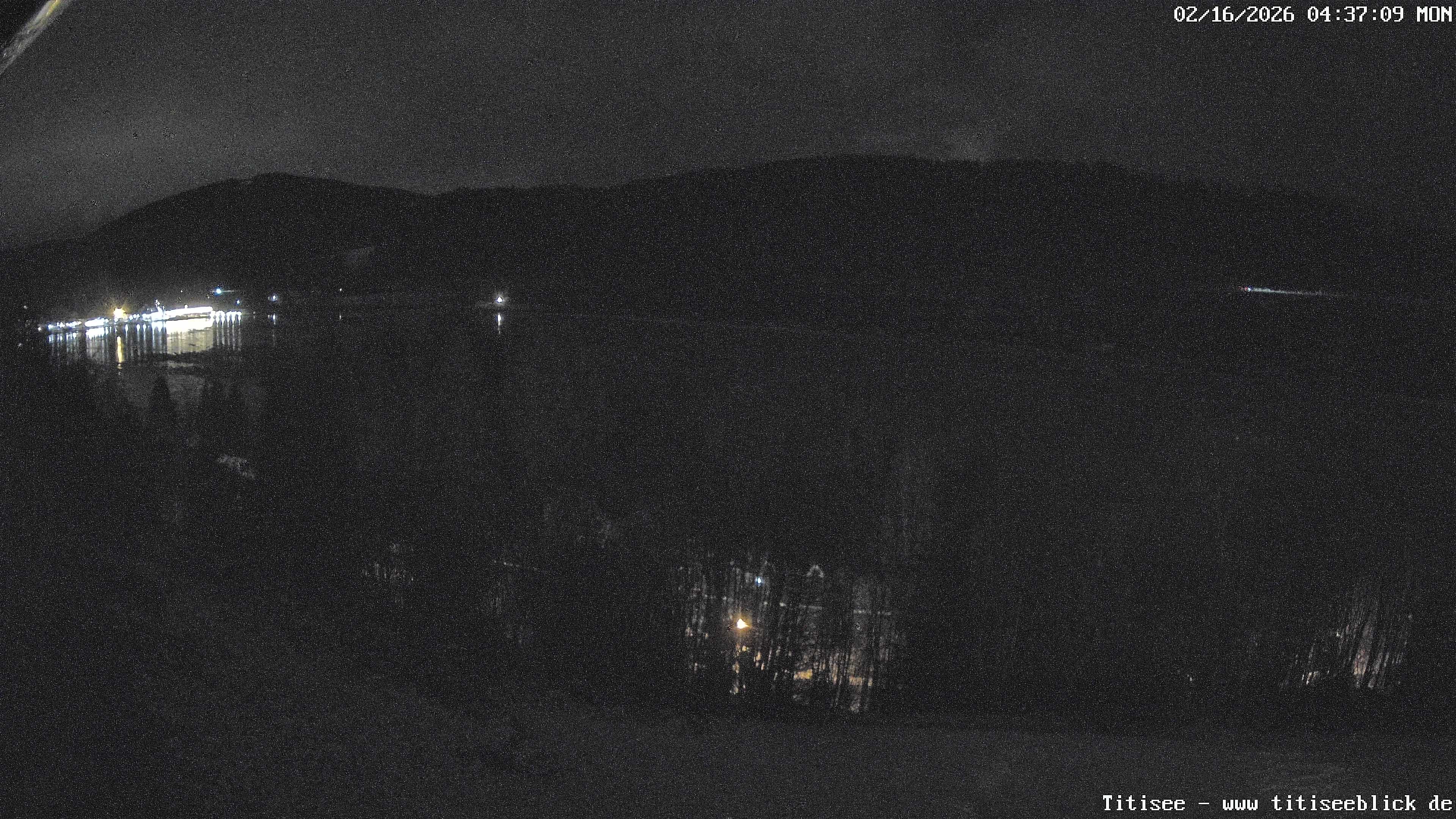 Archived image Webcam View of Lake Titisee