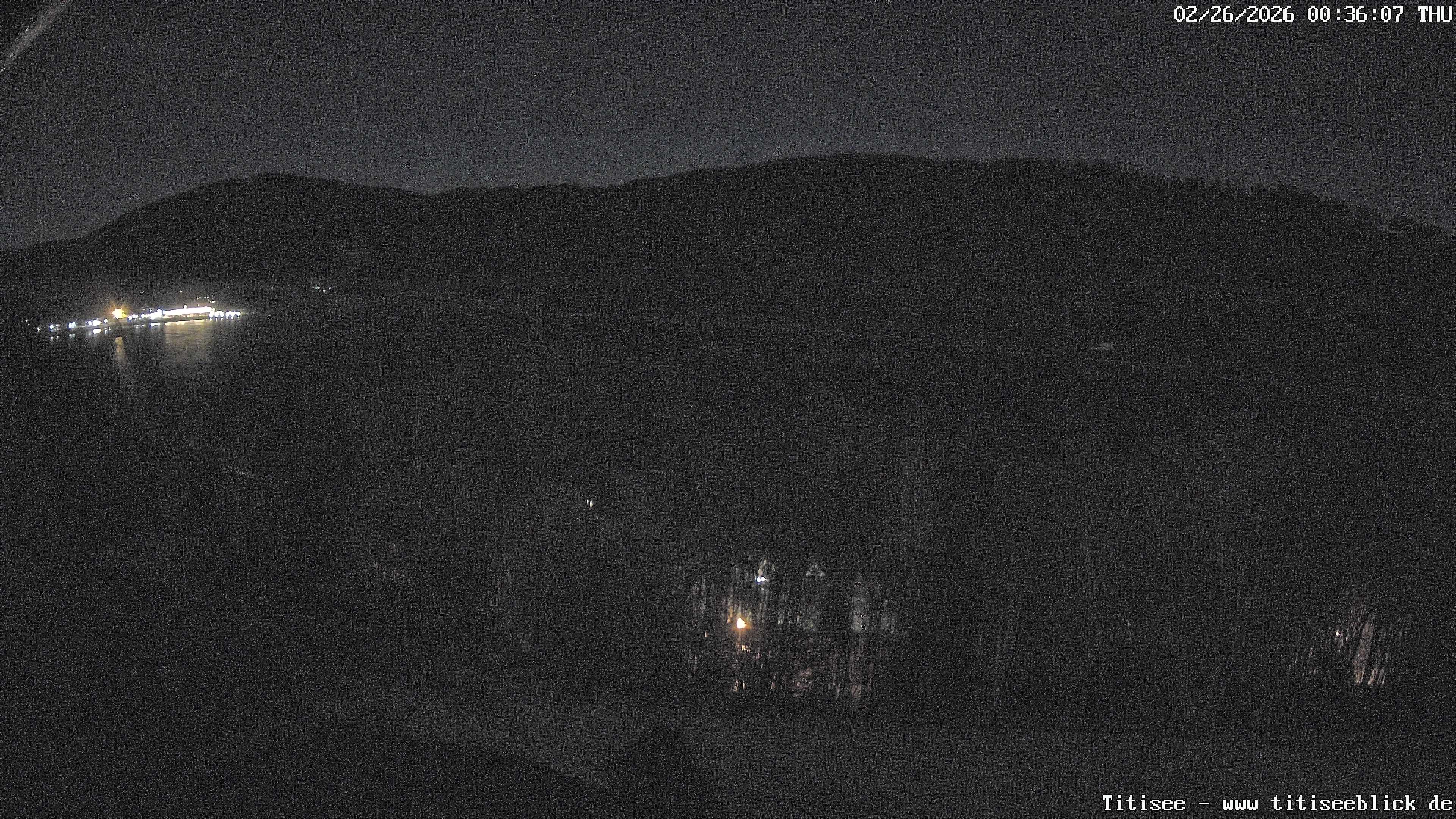 Archived image Webcam View of Lake Titisee