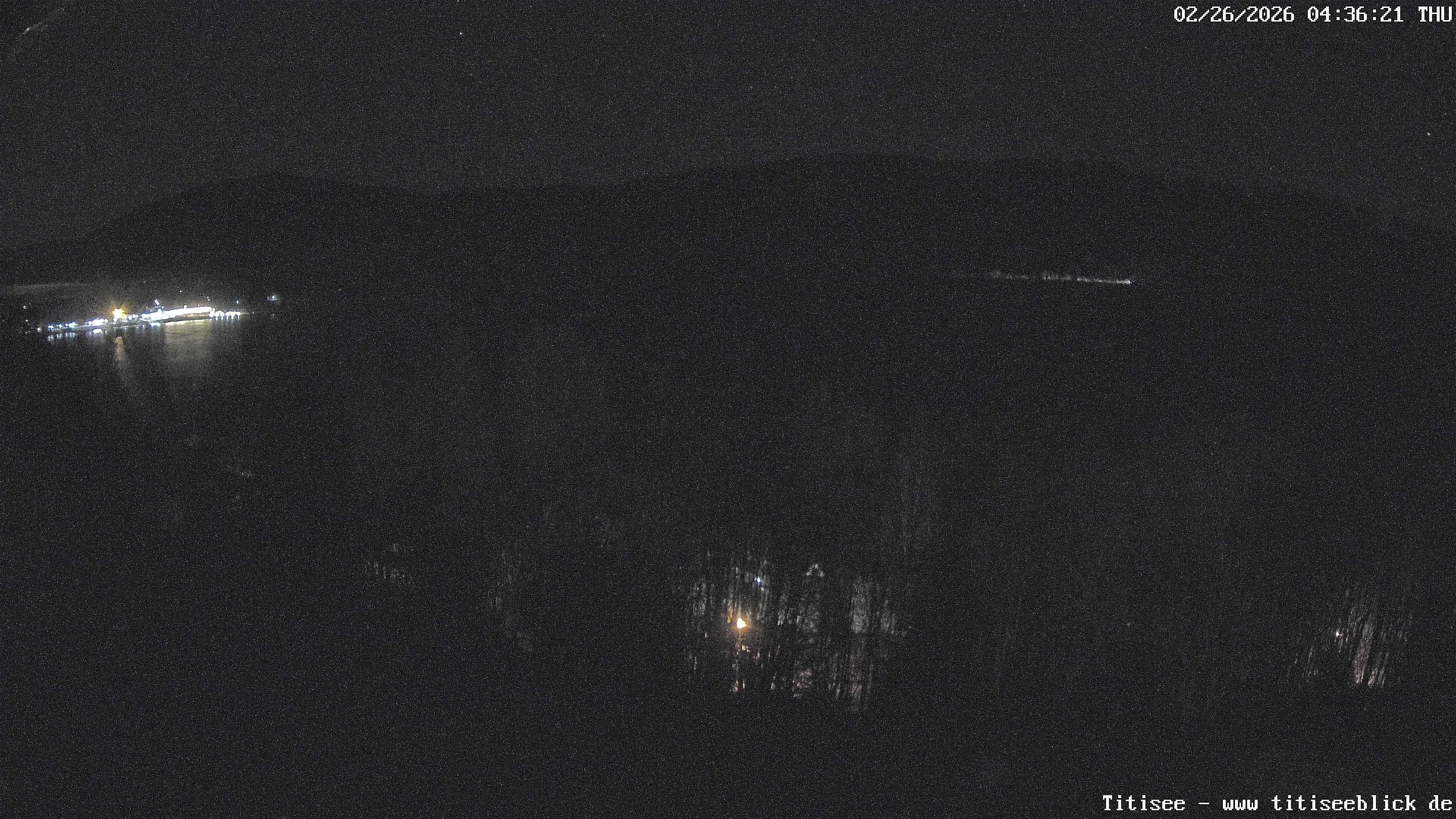 Archived image Webcam View of Lake Titisee