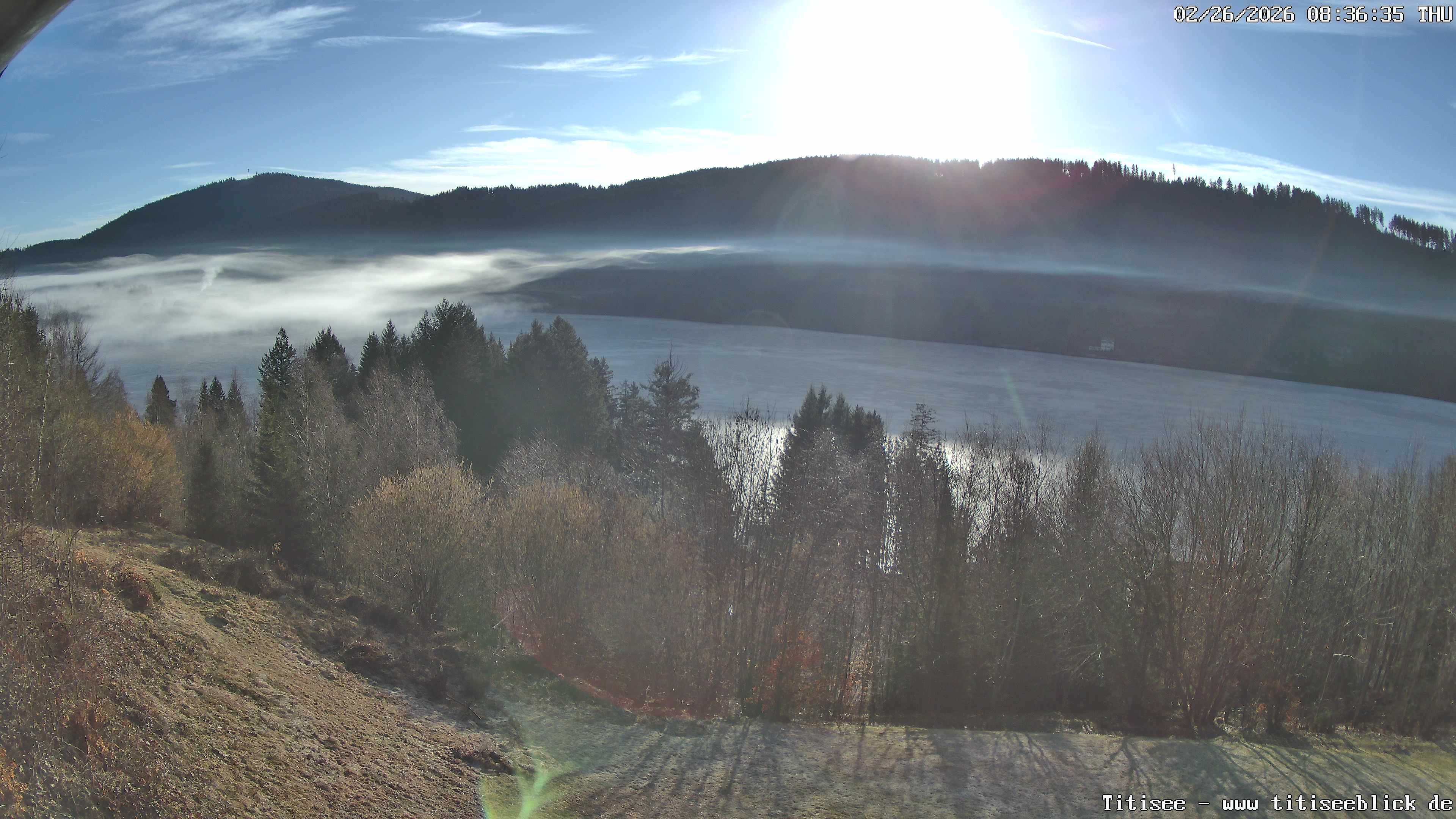 Archived image Webcam View of Lake Titisee