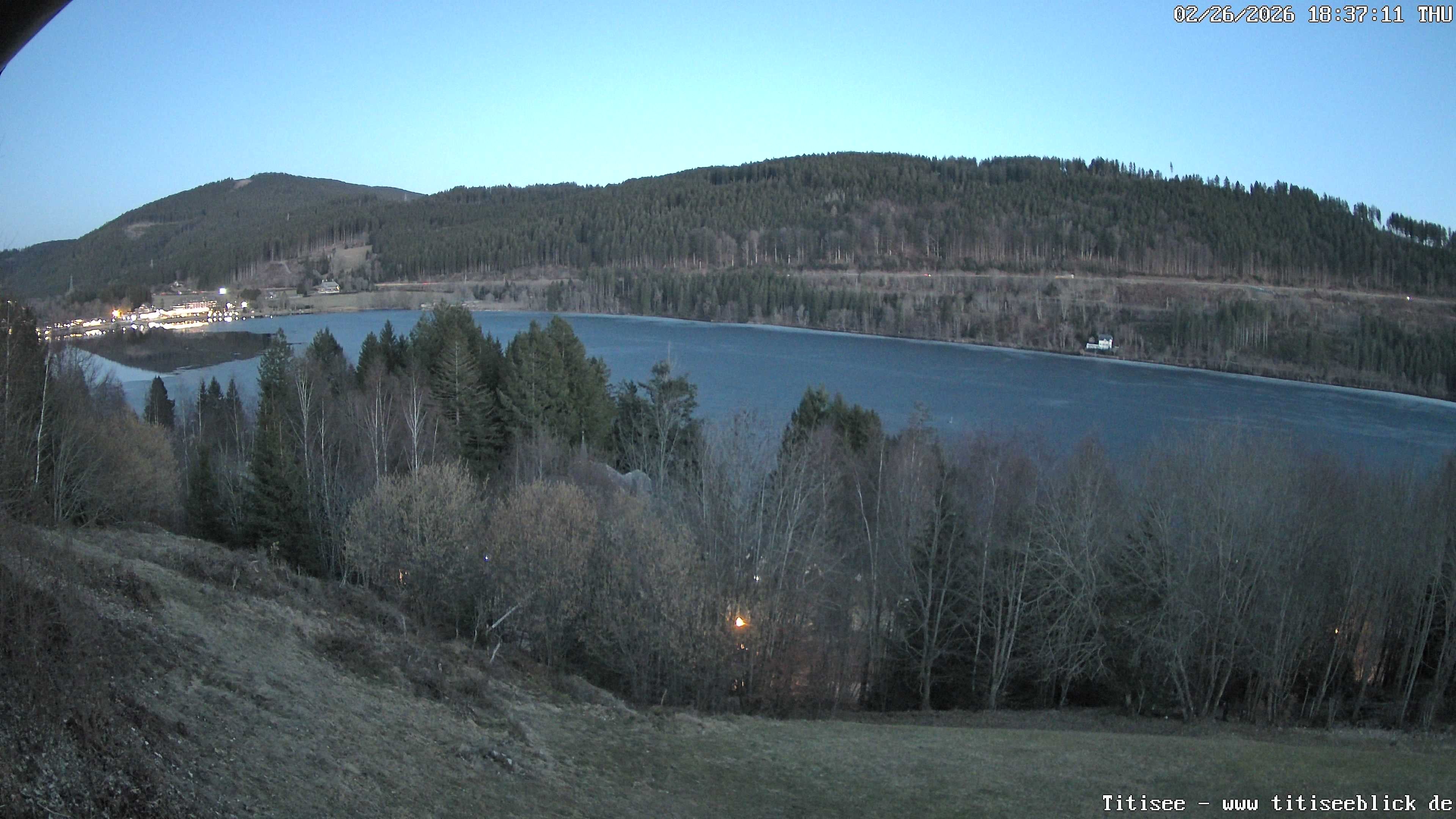 Archived image Webcam View of Lake Titisee