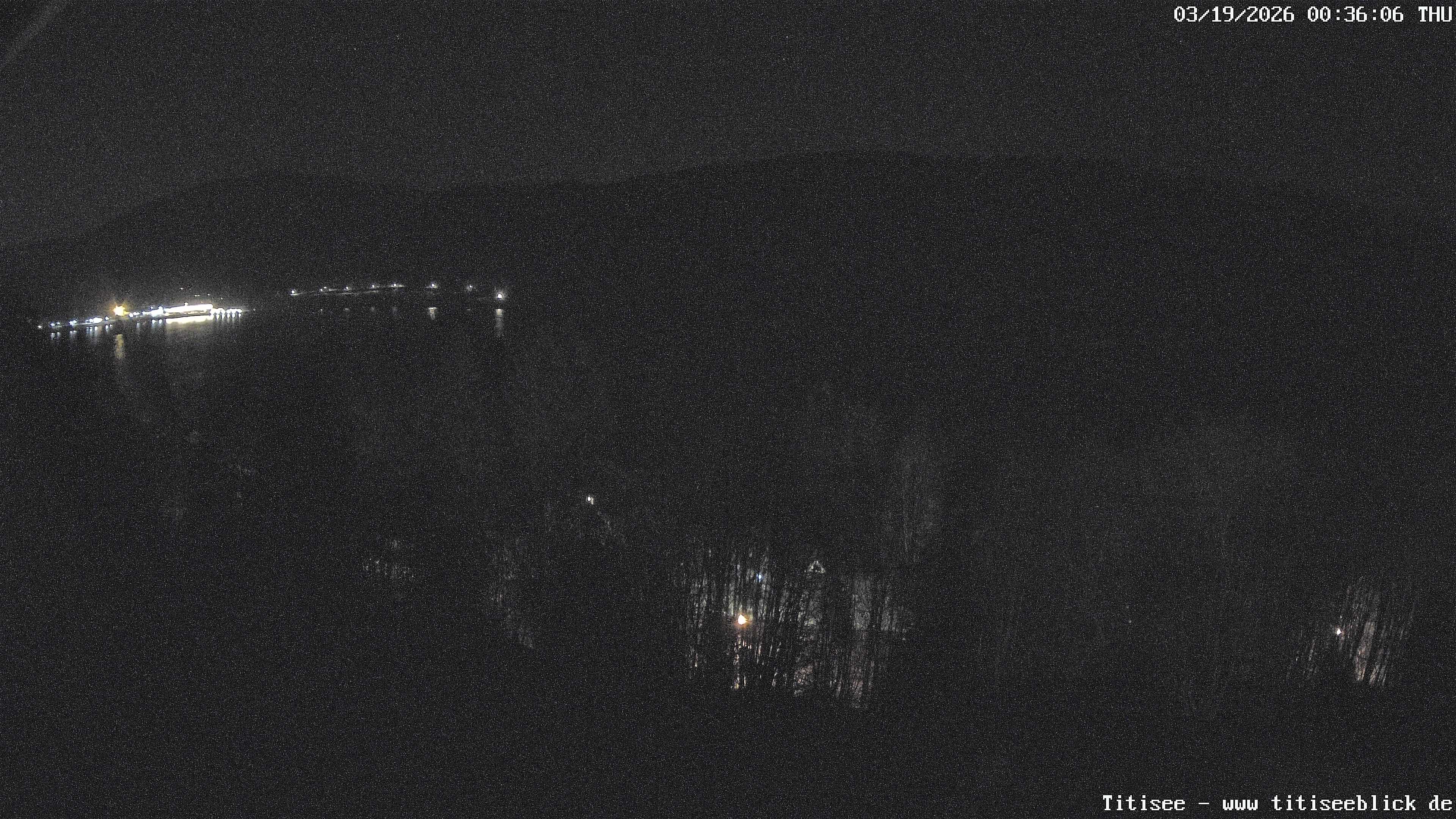 Archived image Webcam View of Lake Titisee