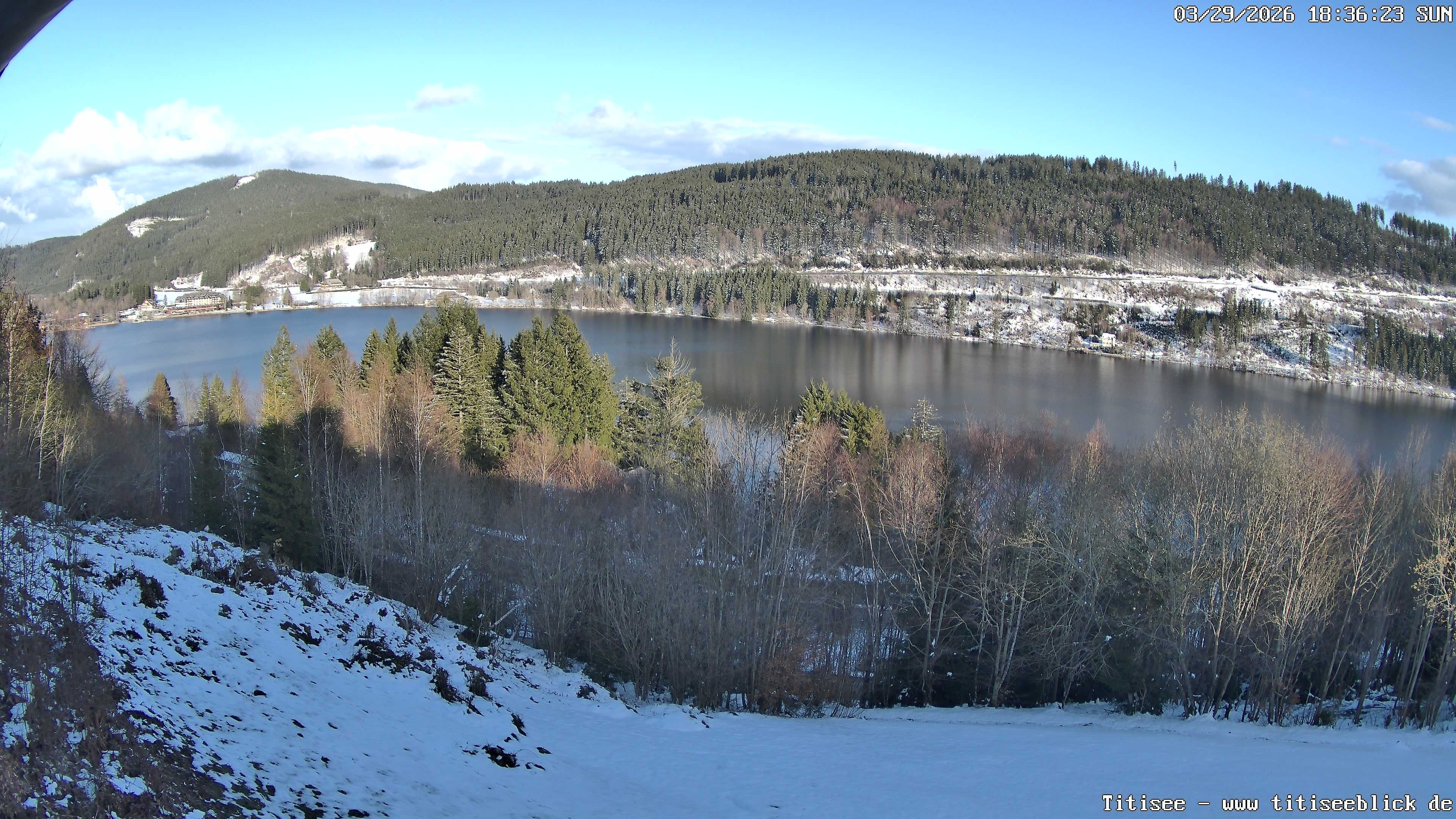 Archiv Foto Webcam Titisee: Westufer
