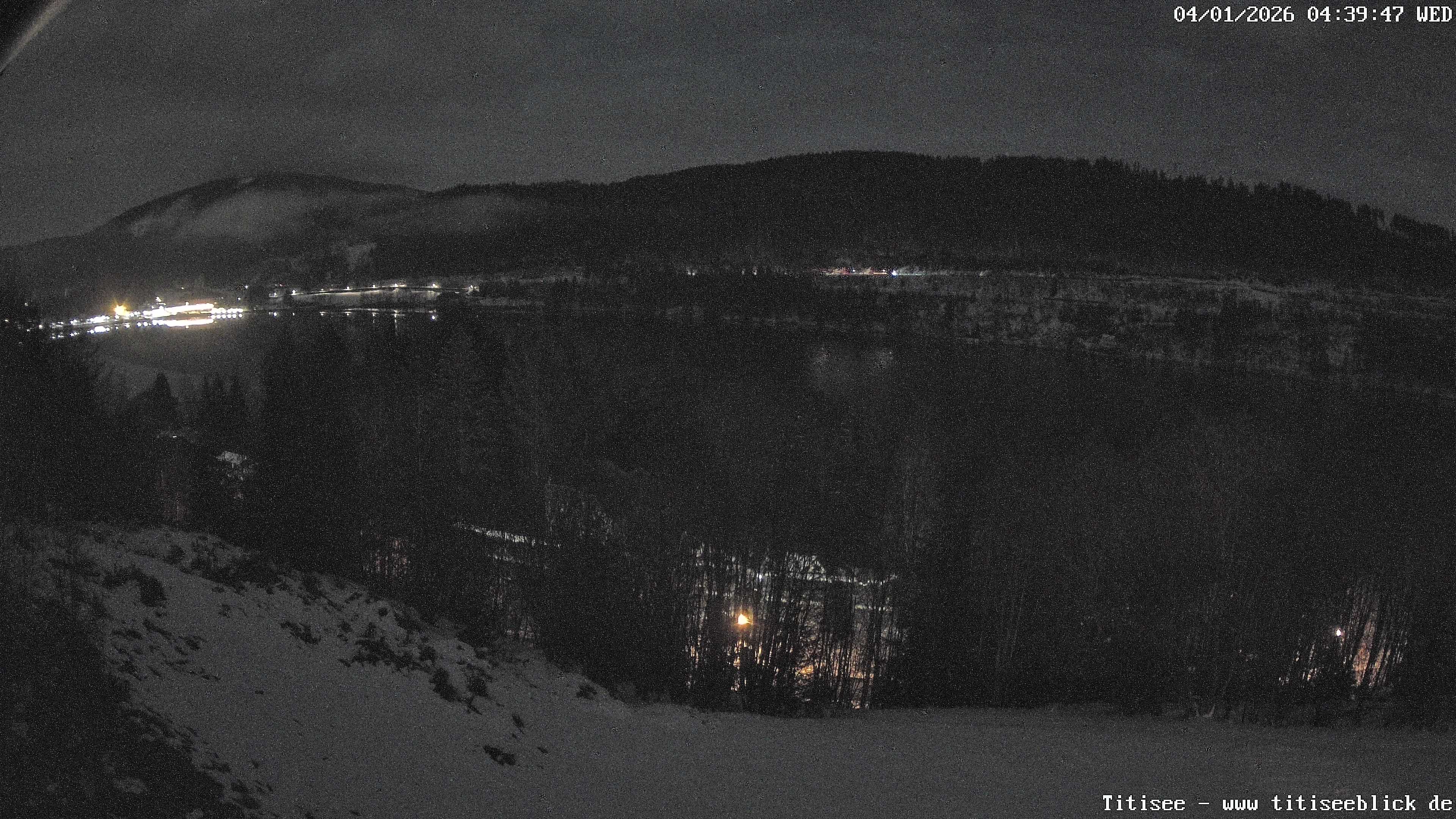 Archived image Webcam View of Lake Titisee
