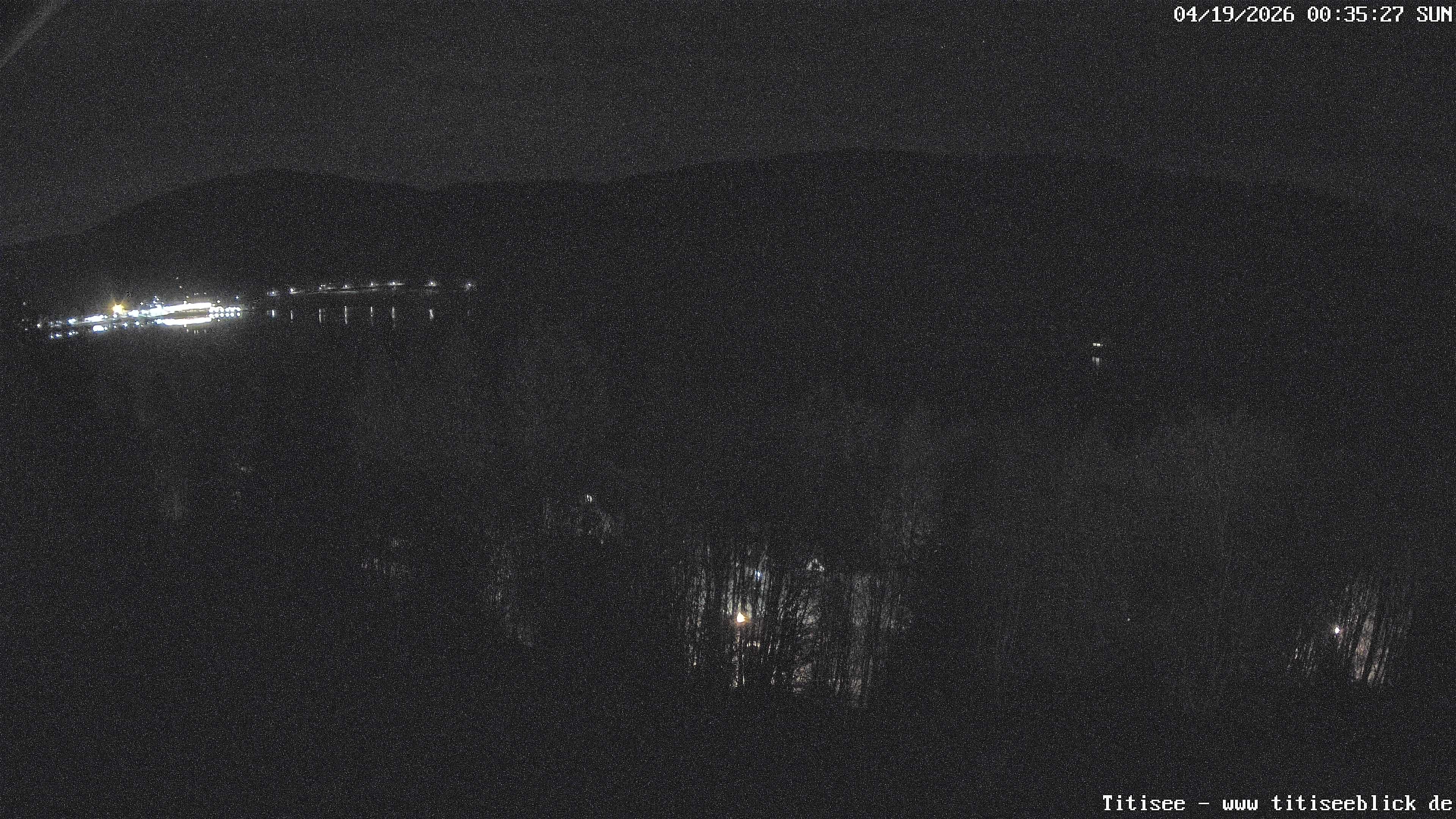 Archived image Webcam View of Lake Titisee