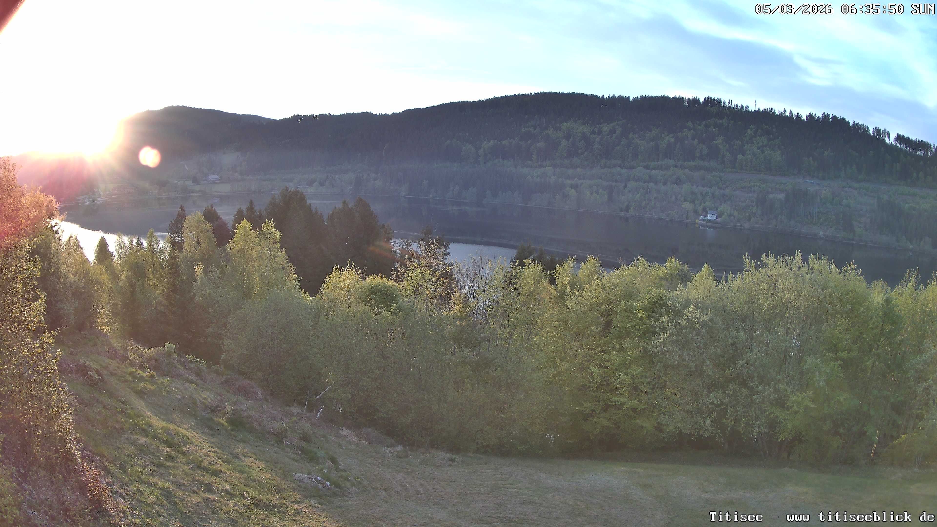 Archiv Foto Webcam Titisee: Westufer