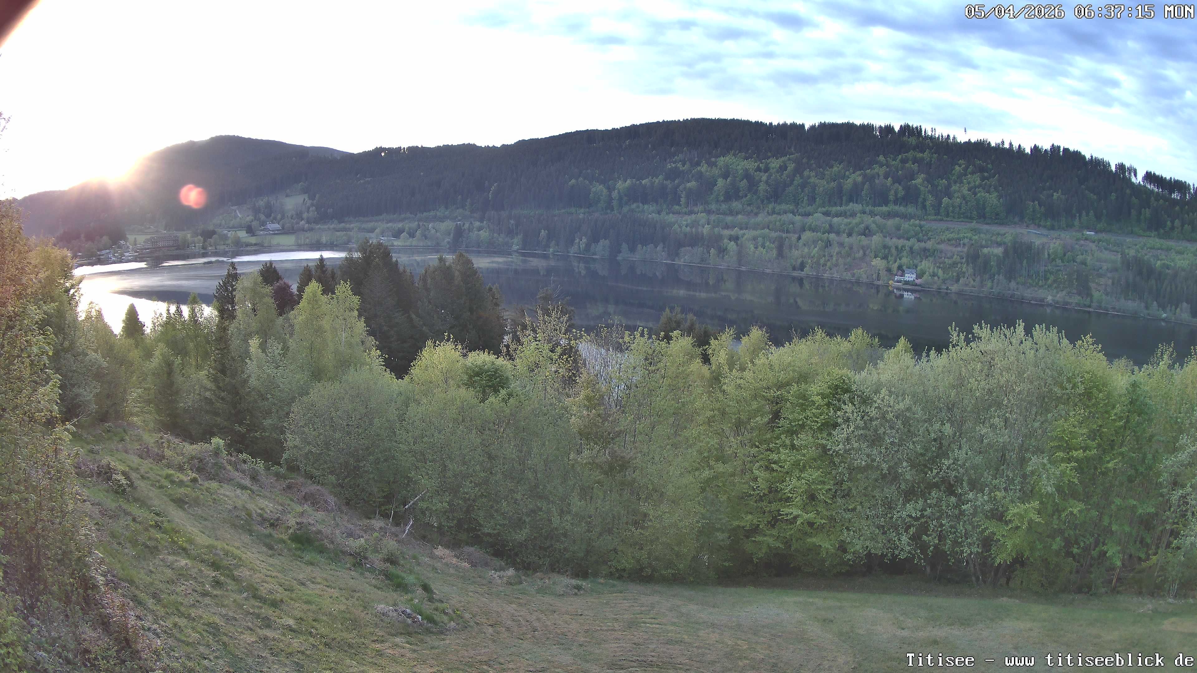 Archived image Webcam View of Lake Titisee